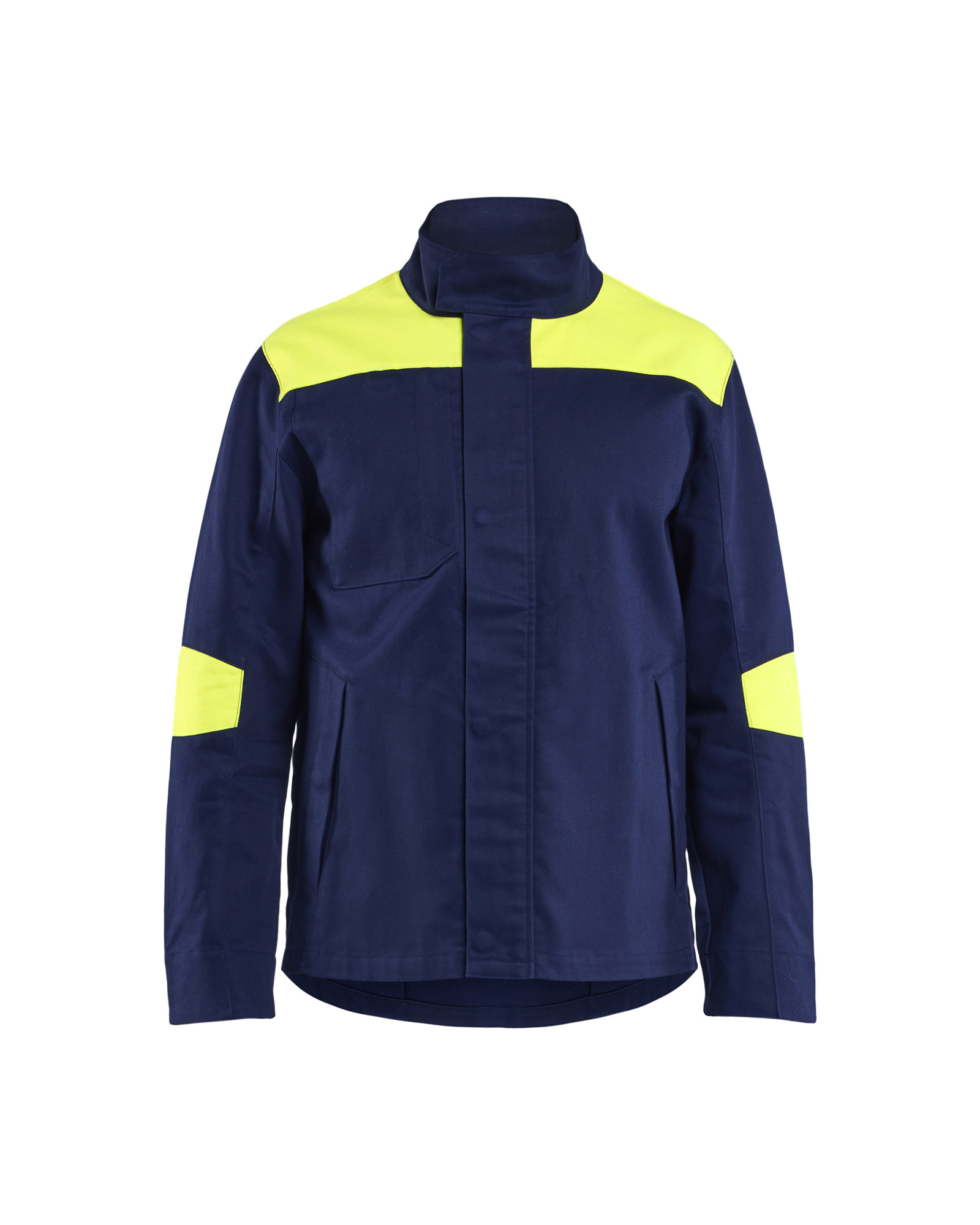 Blåkläder Lasjack 4801 - Marine / High Vis Geel voorkant