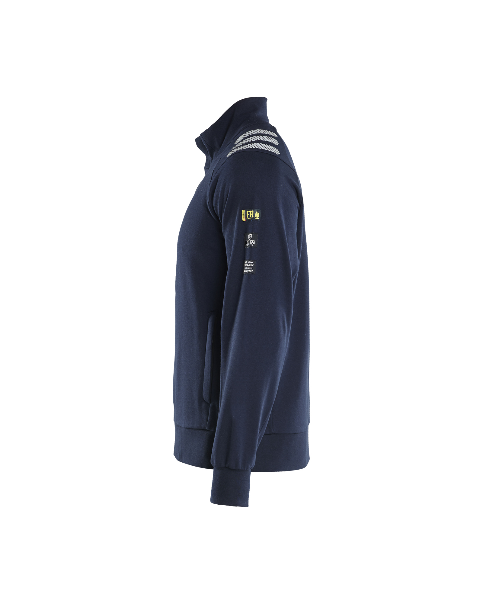 Blåkläder Vlamvertragend sweatshirt met rits Inherent 3453 - Afbeelding 3