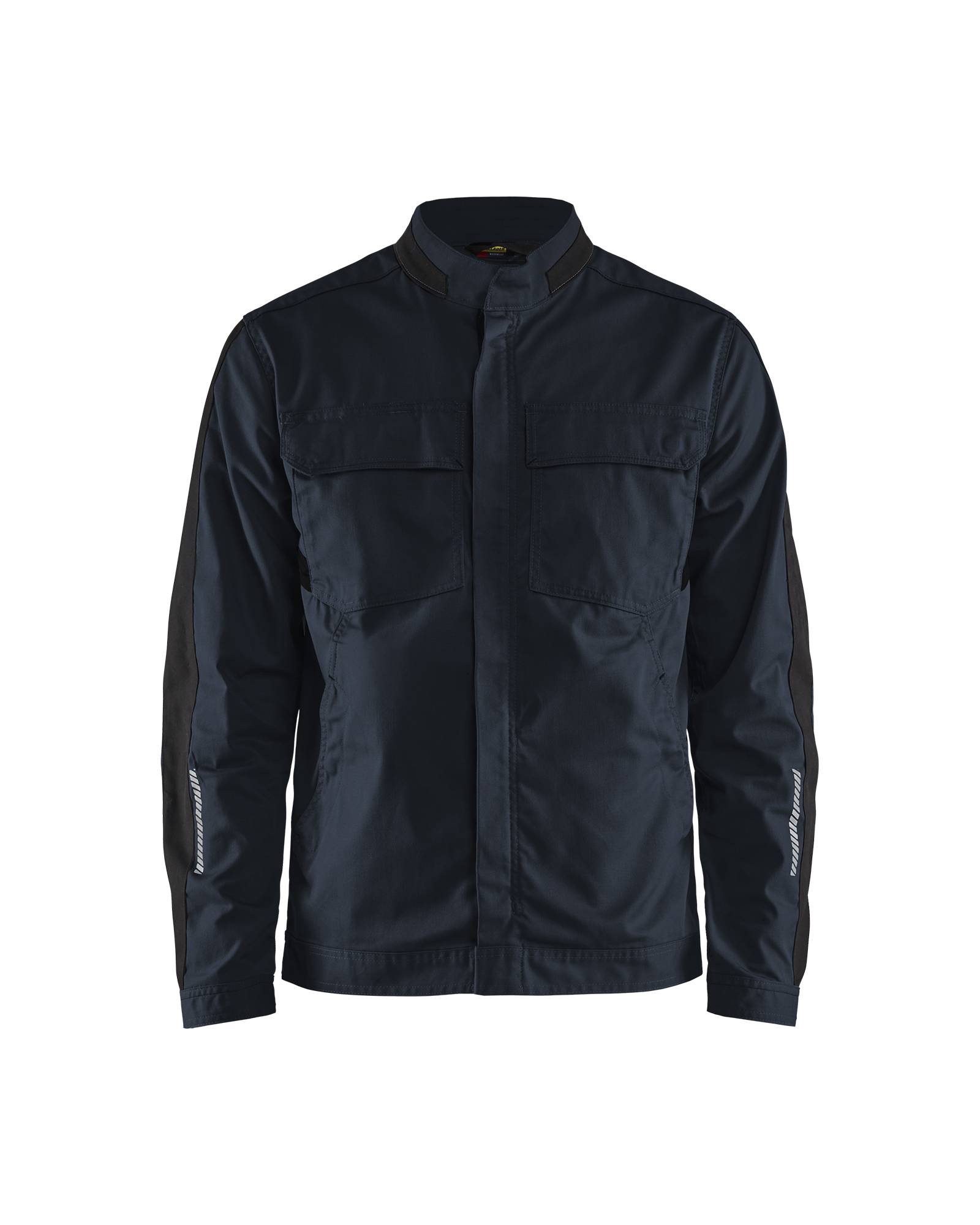 Blåkläder Industrie jack stretch 4444 - Donker marineblauw / Zwart voorkant