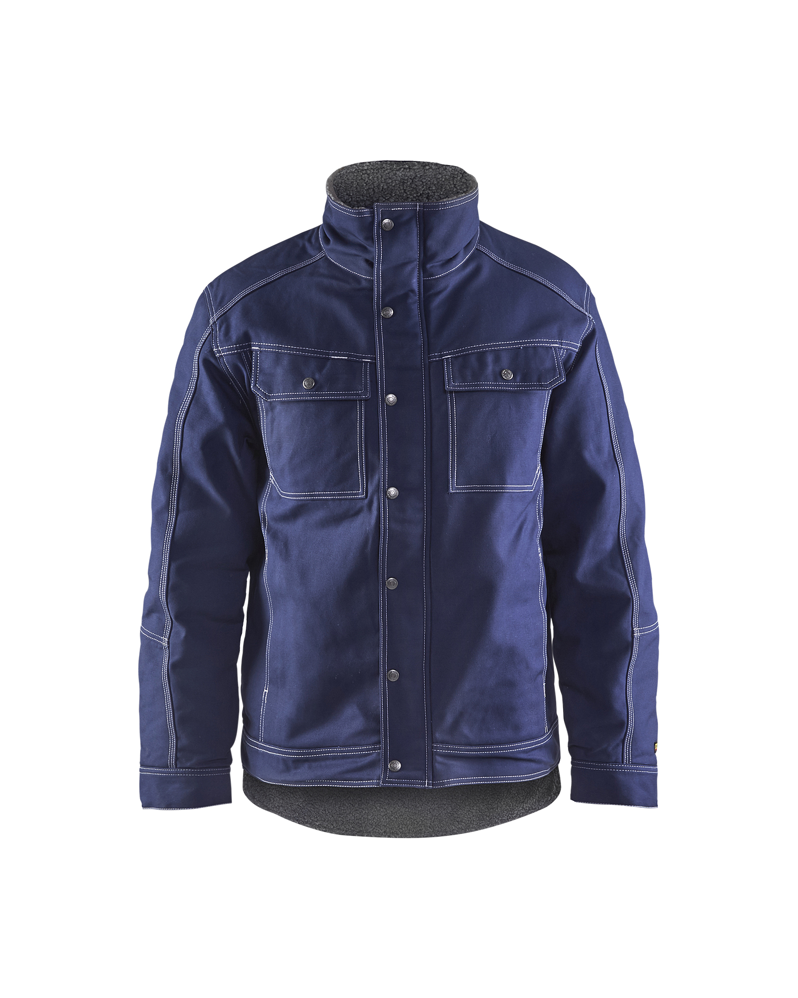 Blåkläder Winterjas katoen 4815 - Marineblauw voorkant