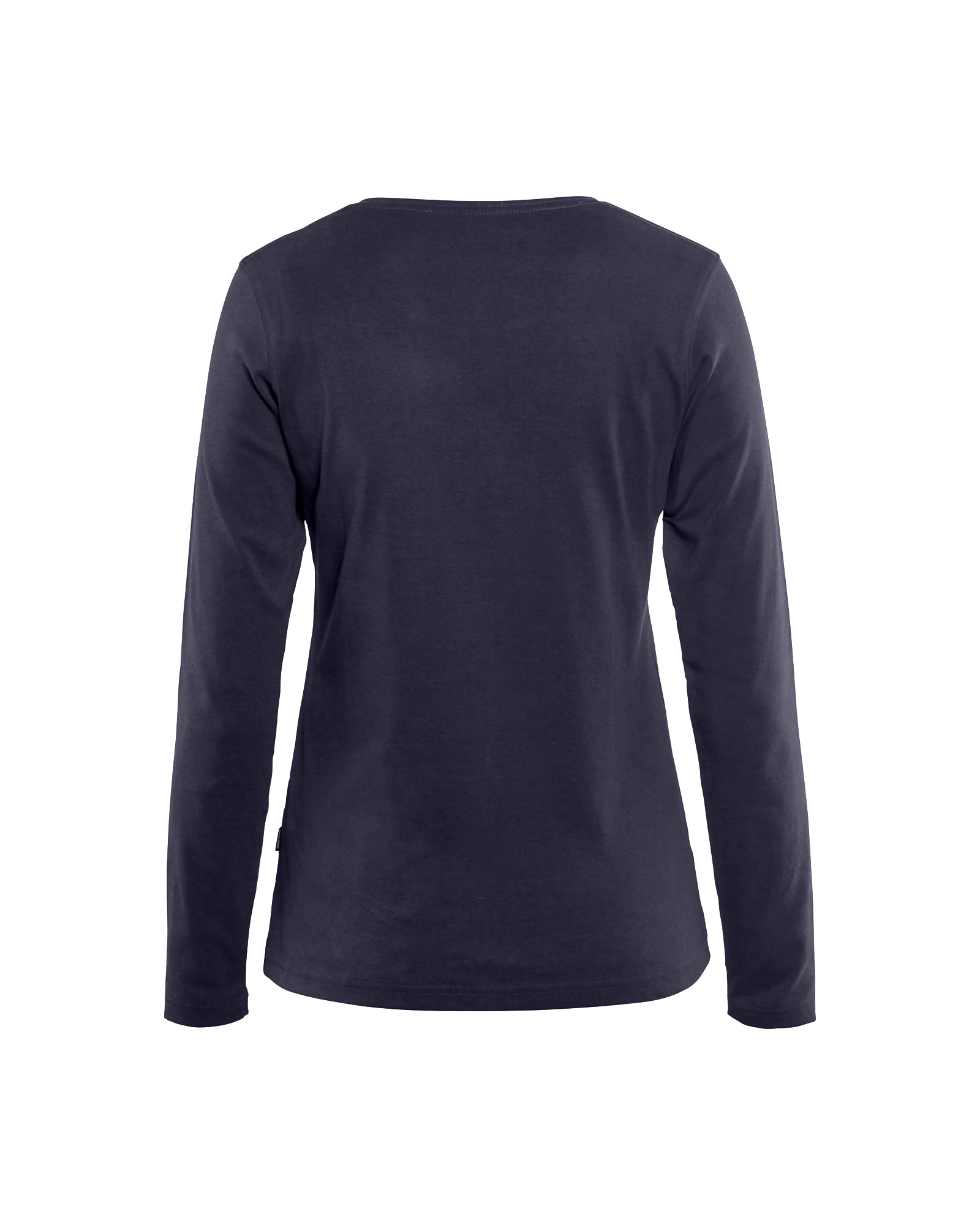 Blåkläder Dames T-shirt lange mouwen 3301 - Marineblauw achterkant
