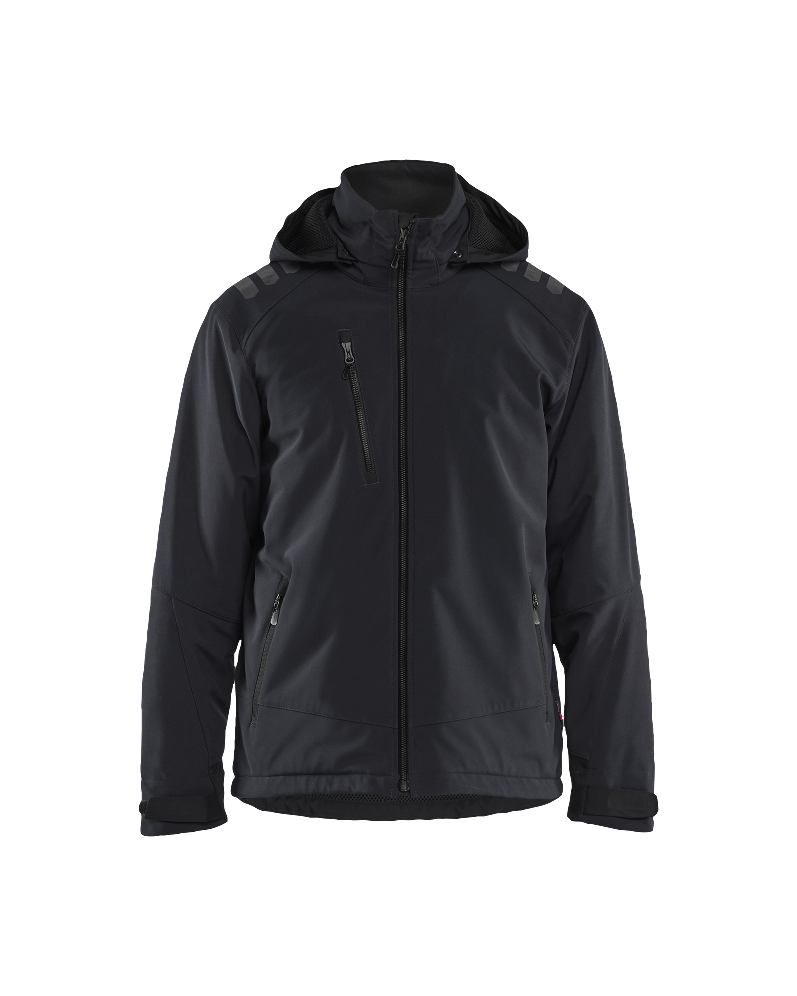 Blåkläder Lichtgewicht softshell jack gevoerd 4750 - Zwart/Zwart voorkant