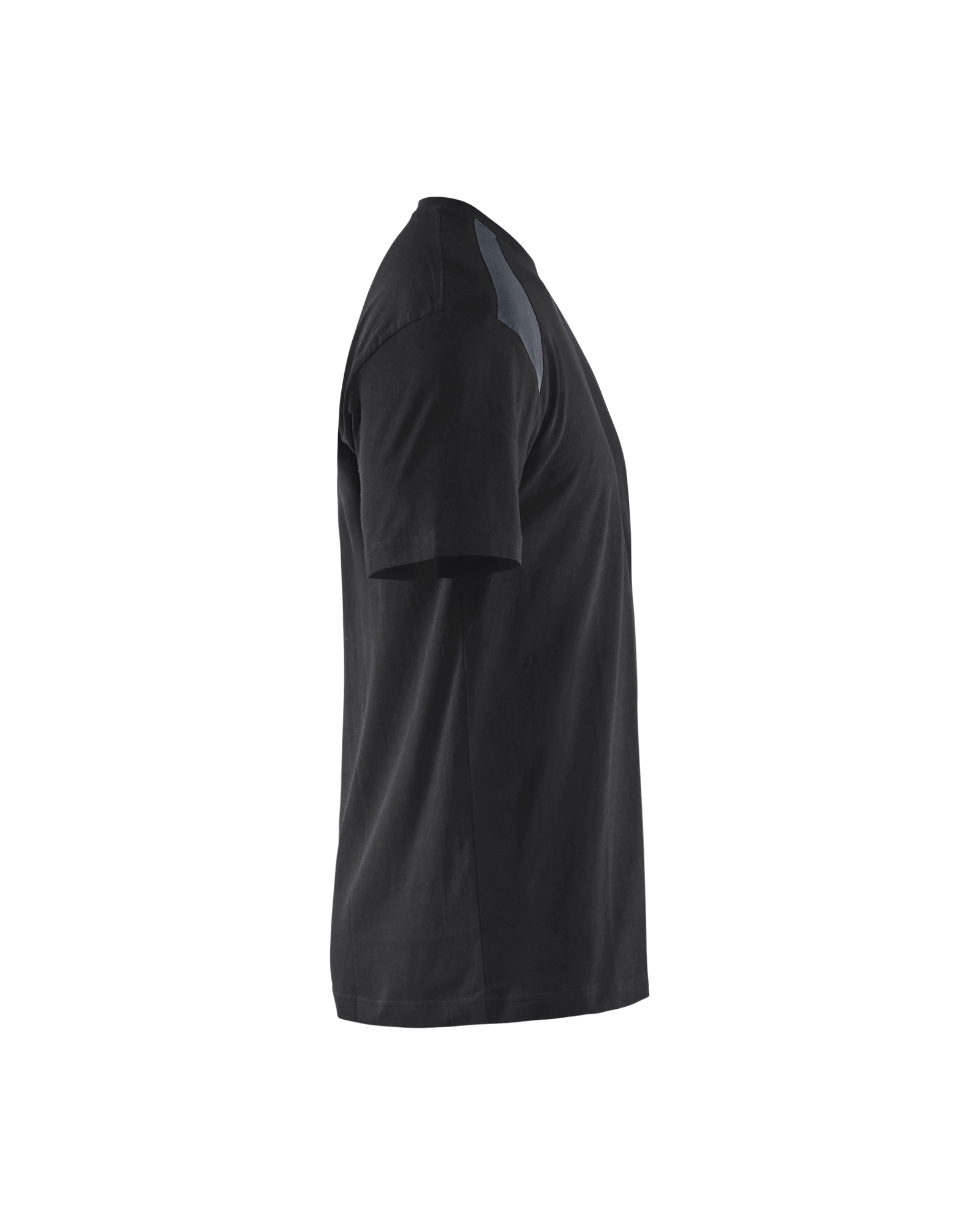 Blåkläder T-shirt 3379 - Zwart/Donkergrijs zijkant
