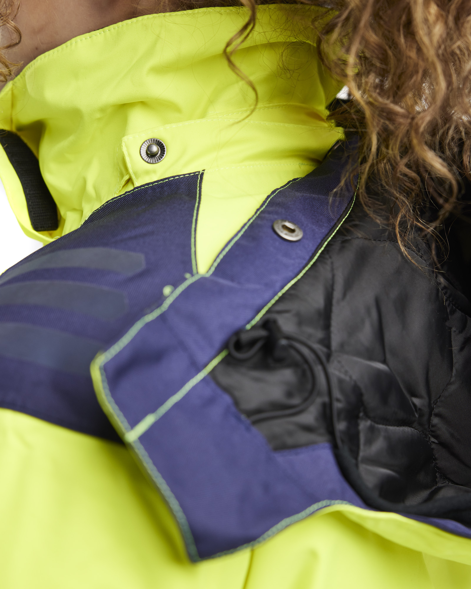 Blåkläder Dames Winterjas High Vis 4456 detail 2