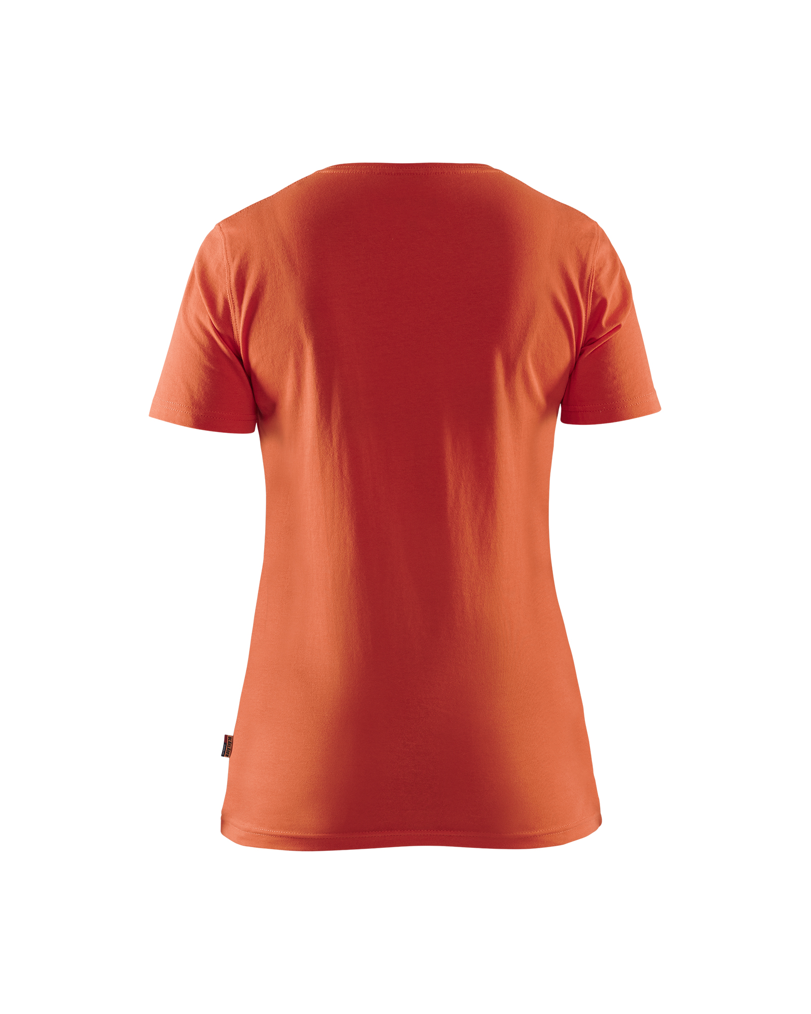 Blåkläder Dames T-shirt 3D 3431 - Oranjerood achterkant