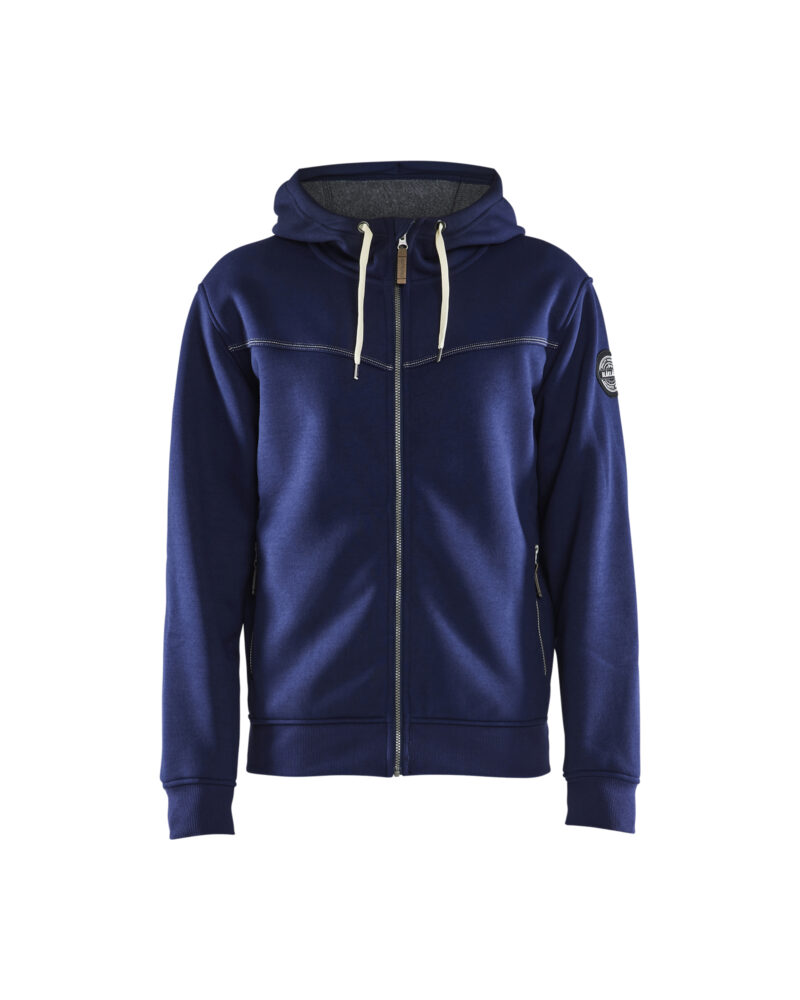 Blåkläder Hooded sweatshirt met rits gevoerd 4933