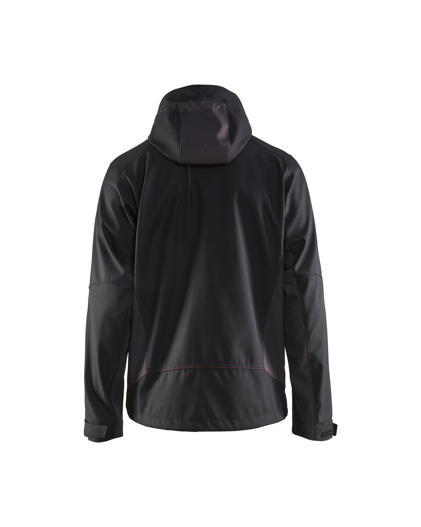 Blåkläder Softshell jack 4753 - Zwart/Rood achterkant