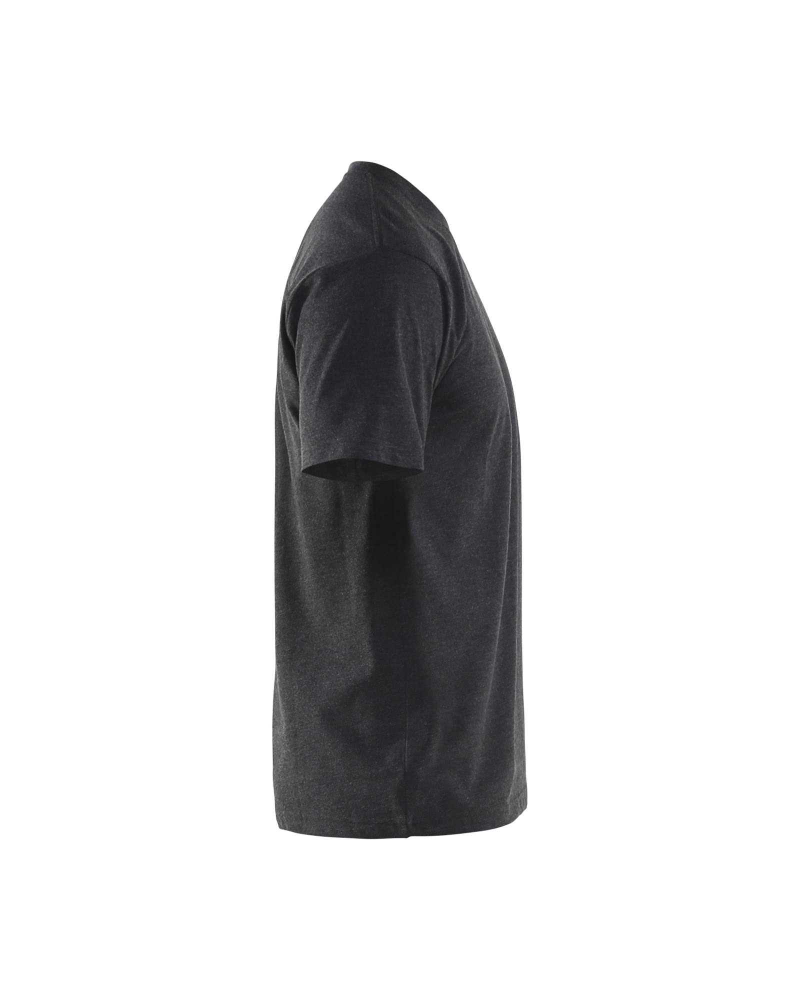 Blåkläder T-shirt 3525 - Zwart melee zijkant
