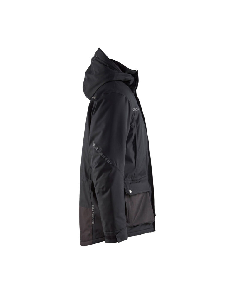 Blåkläder Winterparka 4989 - Zwart zijkant