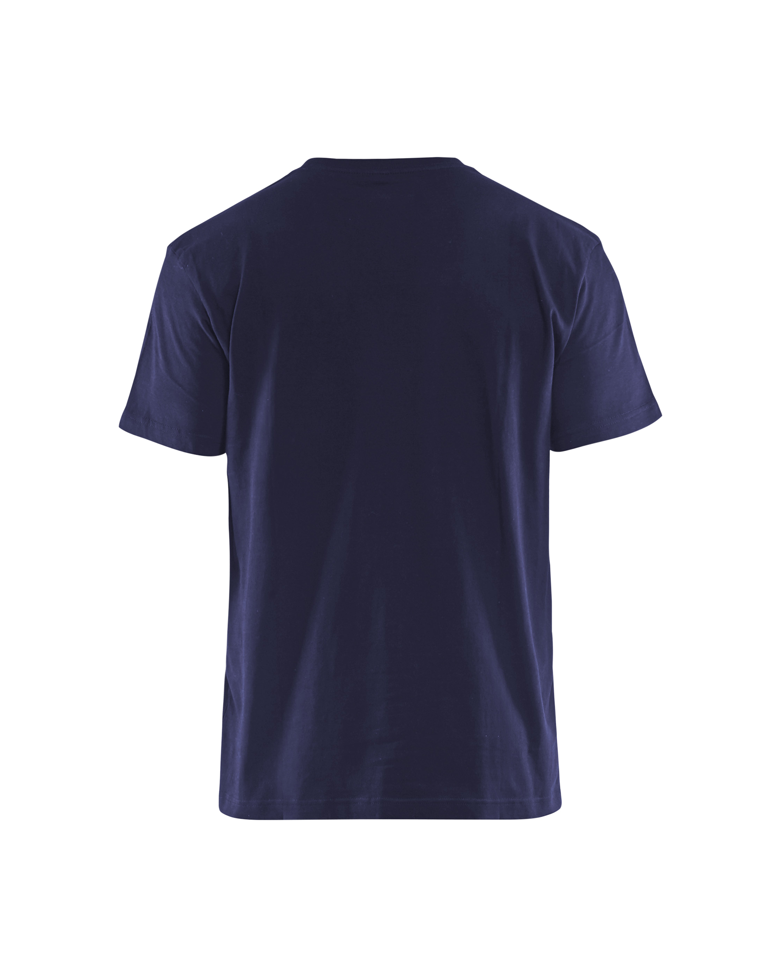 Blåkläder T-shirt 3379 - Marine / High Vis Geel achterkant
