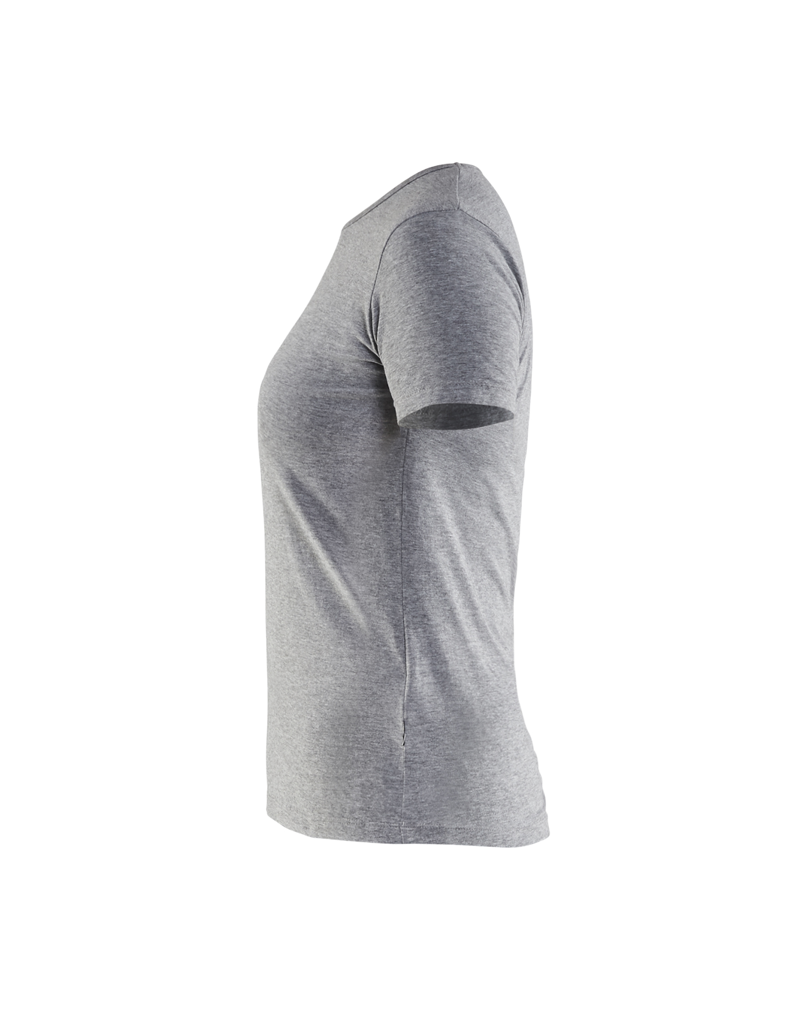 Blåkläder Dames T-shirt slim fit 3304 - Grijs Melee zijkant