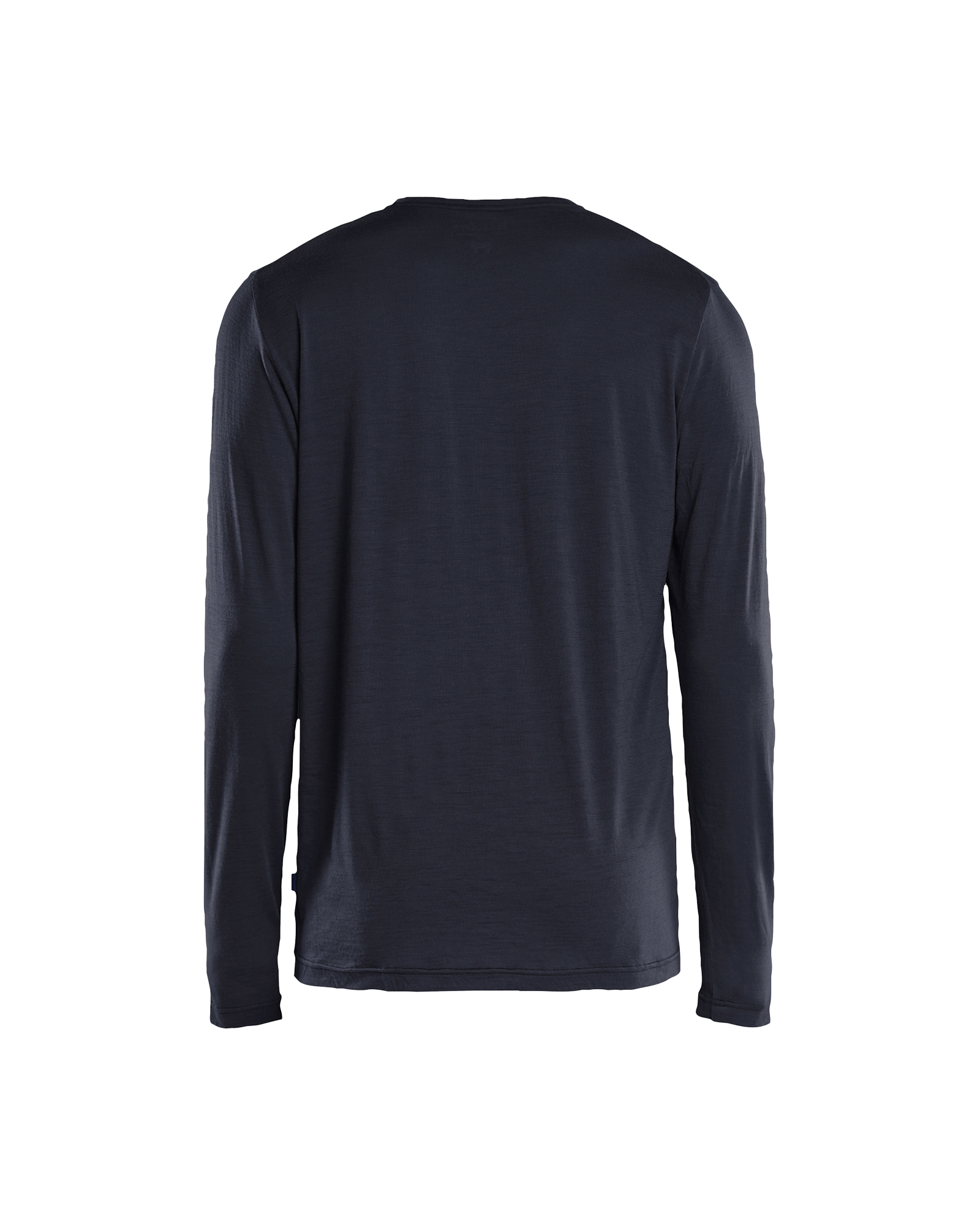 Blåkläder T-shirt lange mouwen merinowol 3538 - Donker Marineblauw achterkant