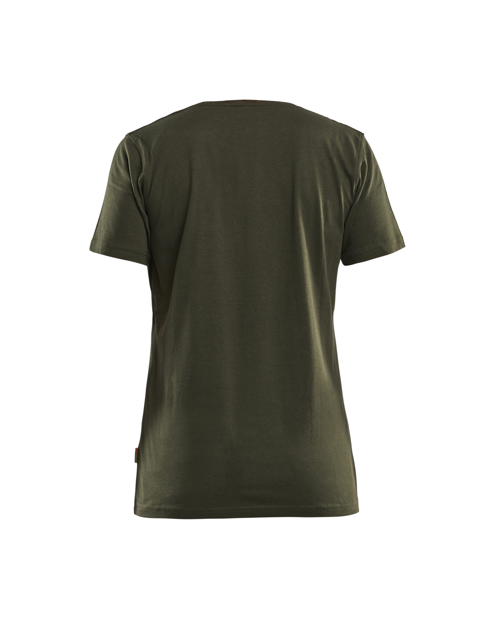 Blåkläder Dames T-shirt Grit & Grind 9409 - Donker herfstgroen achterkant