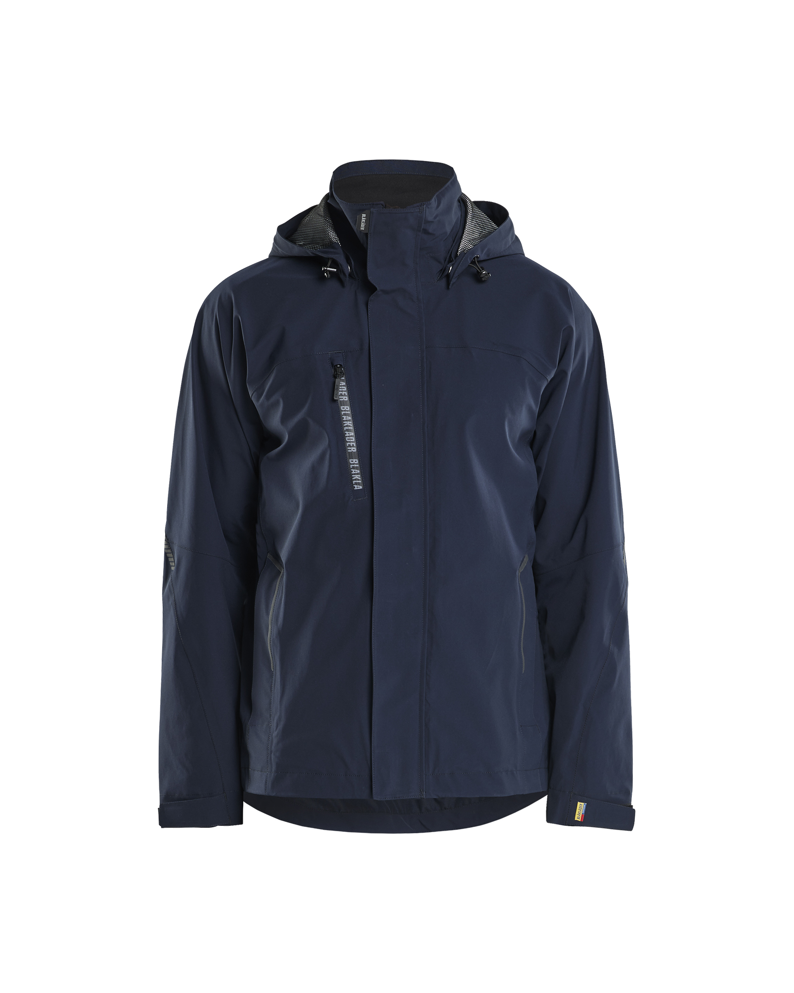 Blåkläder Shell Jack Stretch 4483 - Donker marineblauw / Zwart voorkant