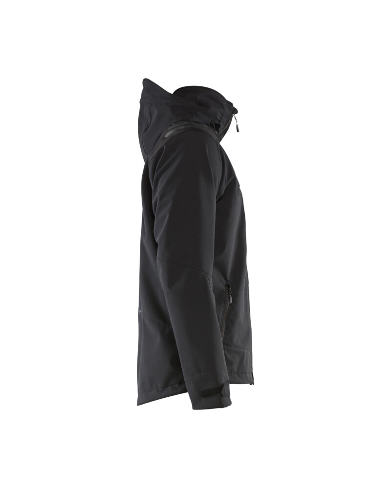 Blåkläder Softshell jack 4749 - Zwart zijkant