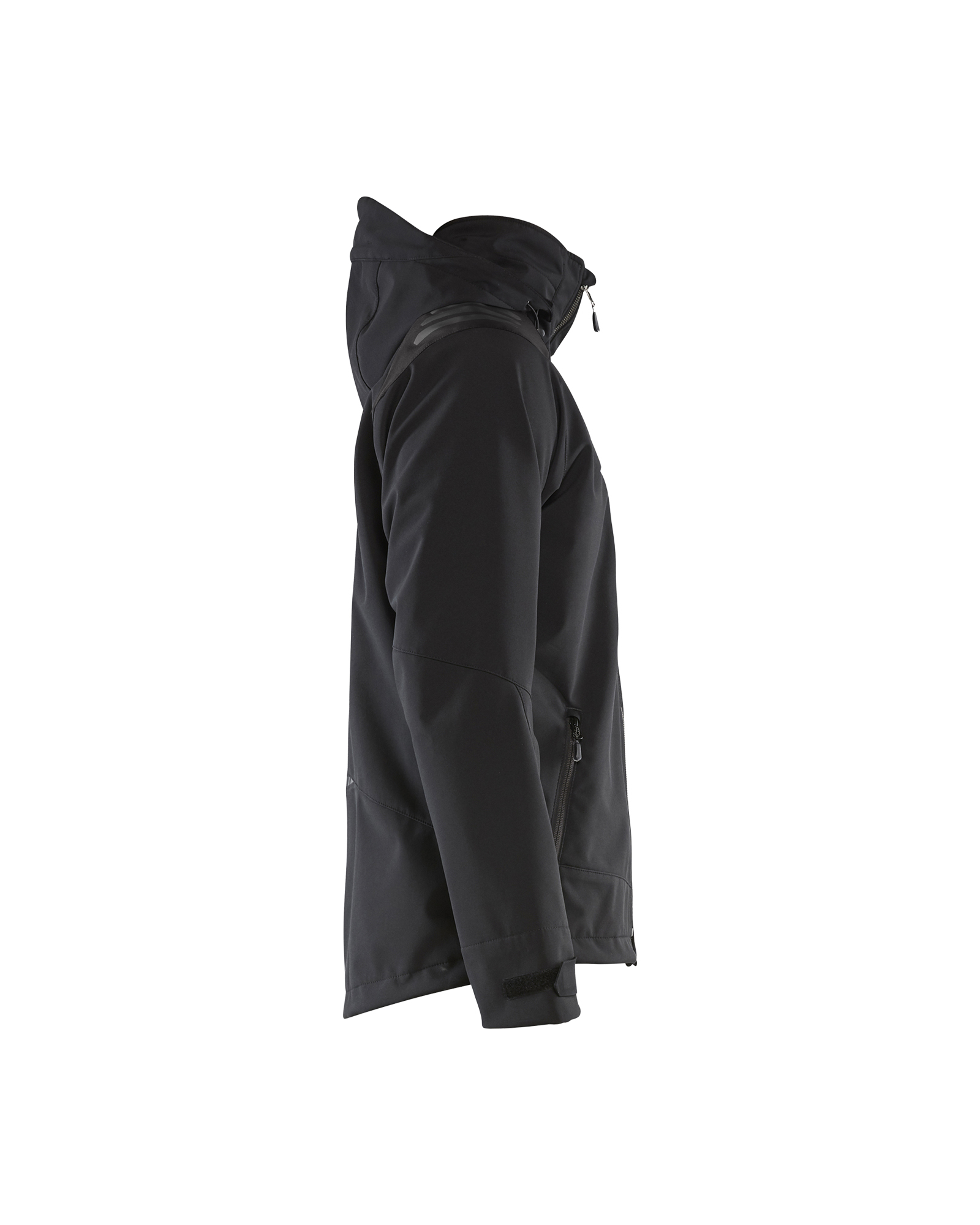 Blåkläder Softshell jack 4749 - Zwart zijkant
