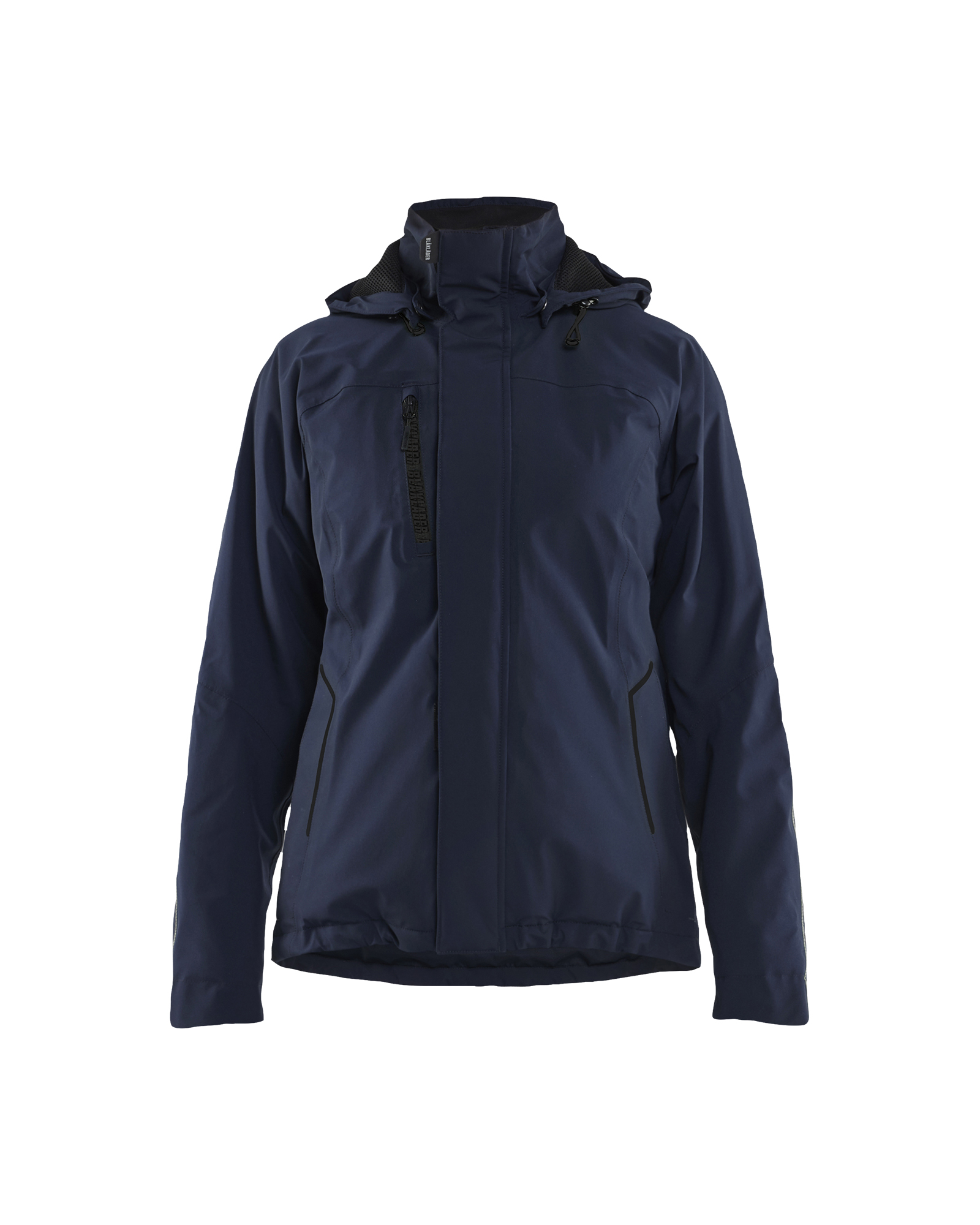 Blåkläder Dames Lichtgewicht winterjas 4-weg stretch 4408 - Donker marineblauw / Zwart voorkant
