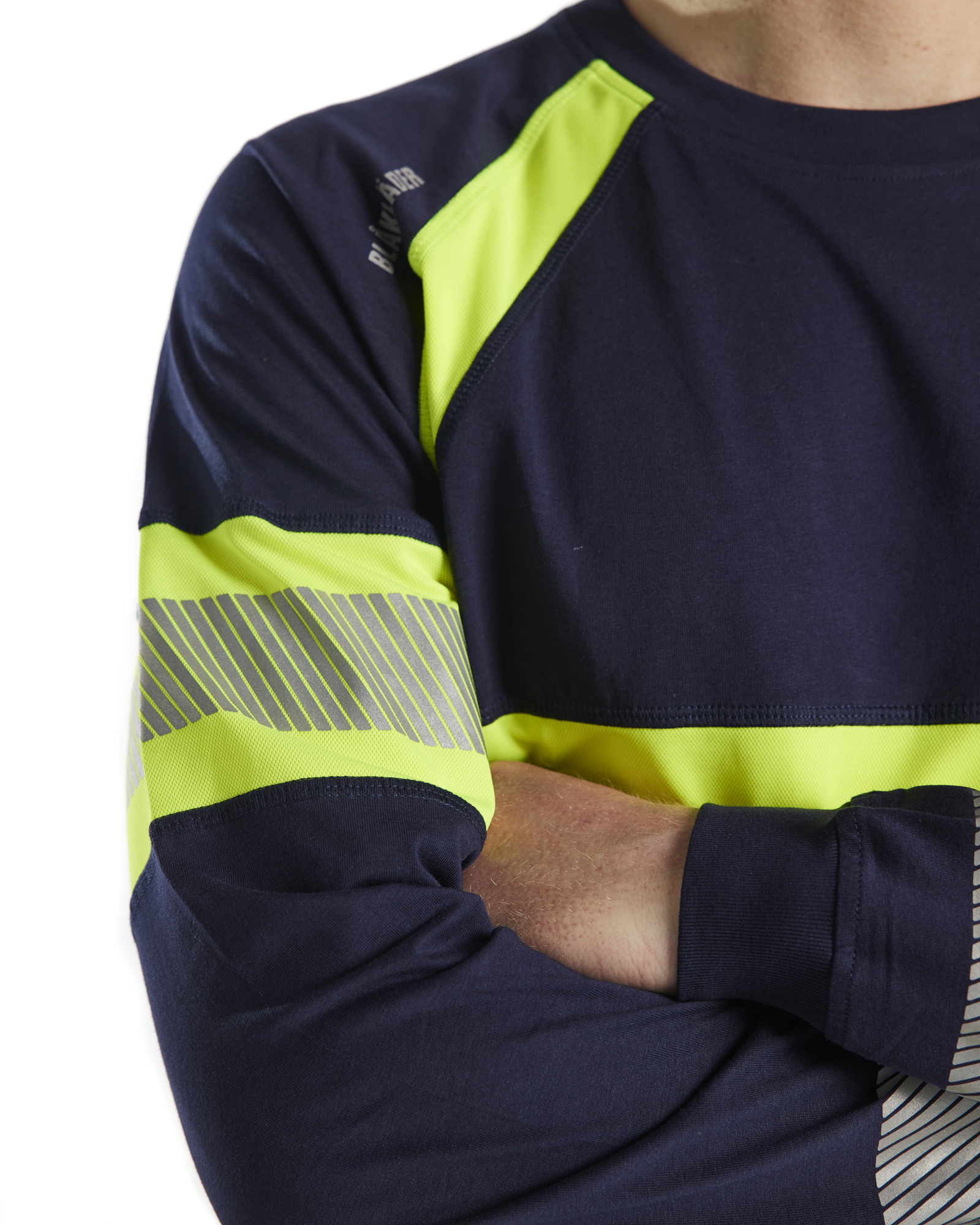 Blåkläder T-shirt lange mouwen High Vis 3510 detail 1