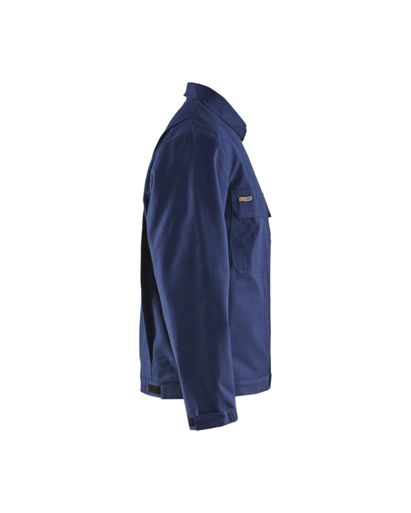Blåkläder Jack ongevoerd katoen 4720 - Marineblauw zijkant
