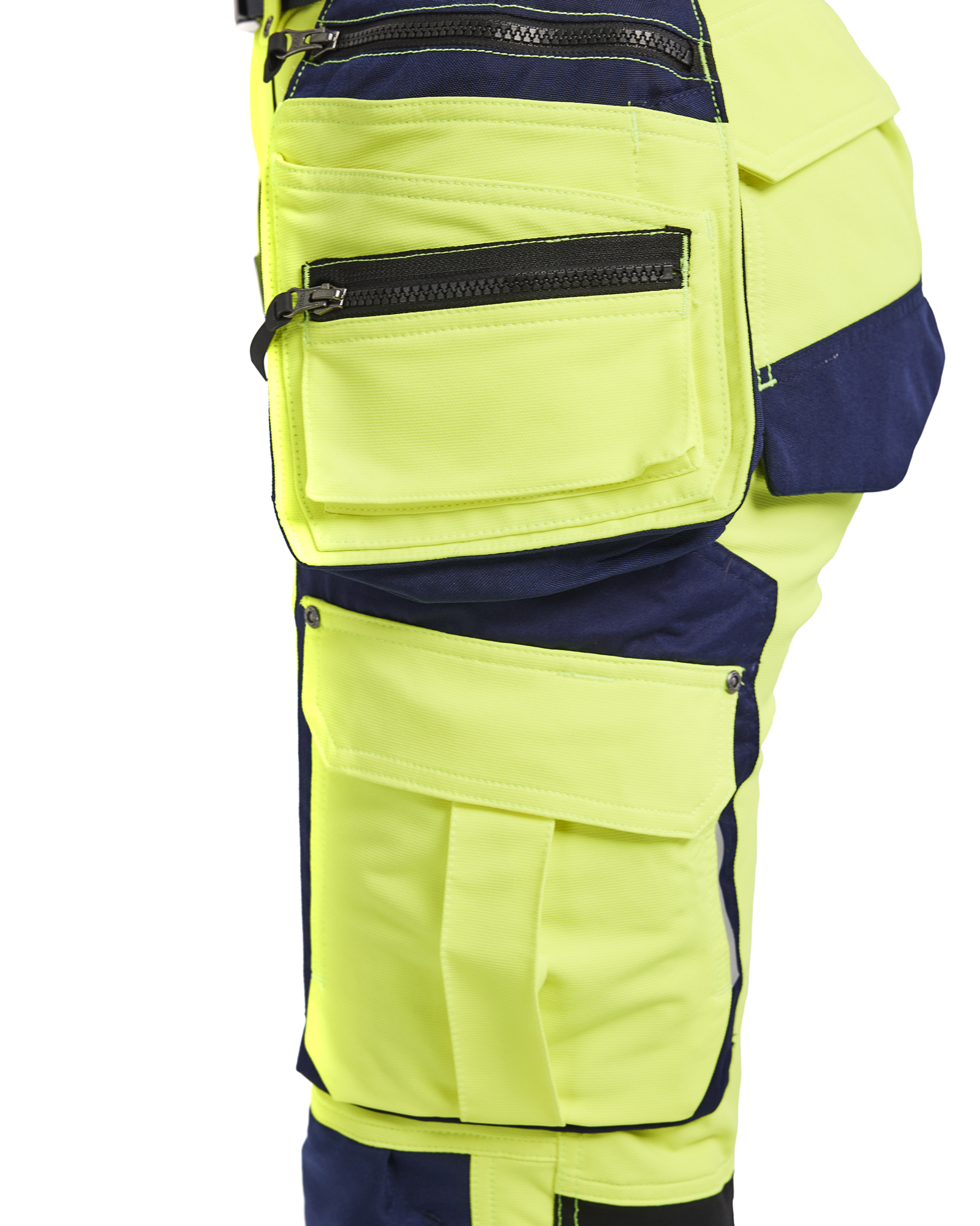 Blåkläder Dames High Vis werkbroek 4-weg stretch met gereedschapszakken 7197 - detail 2