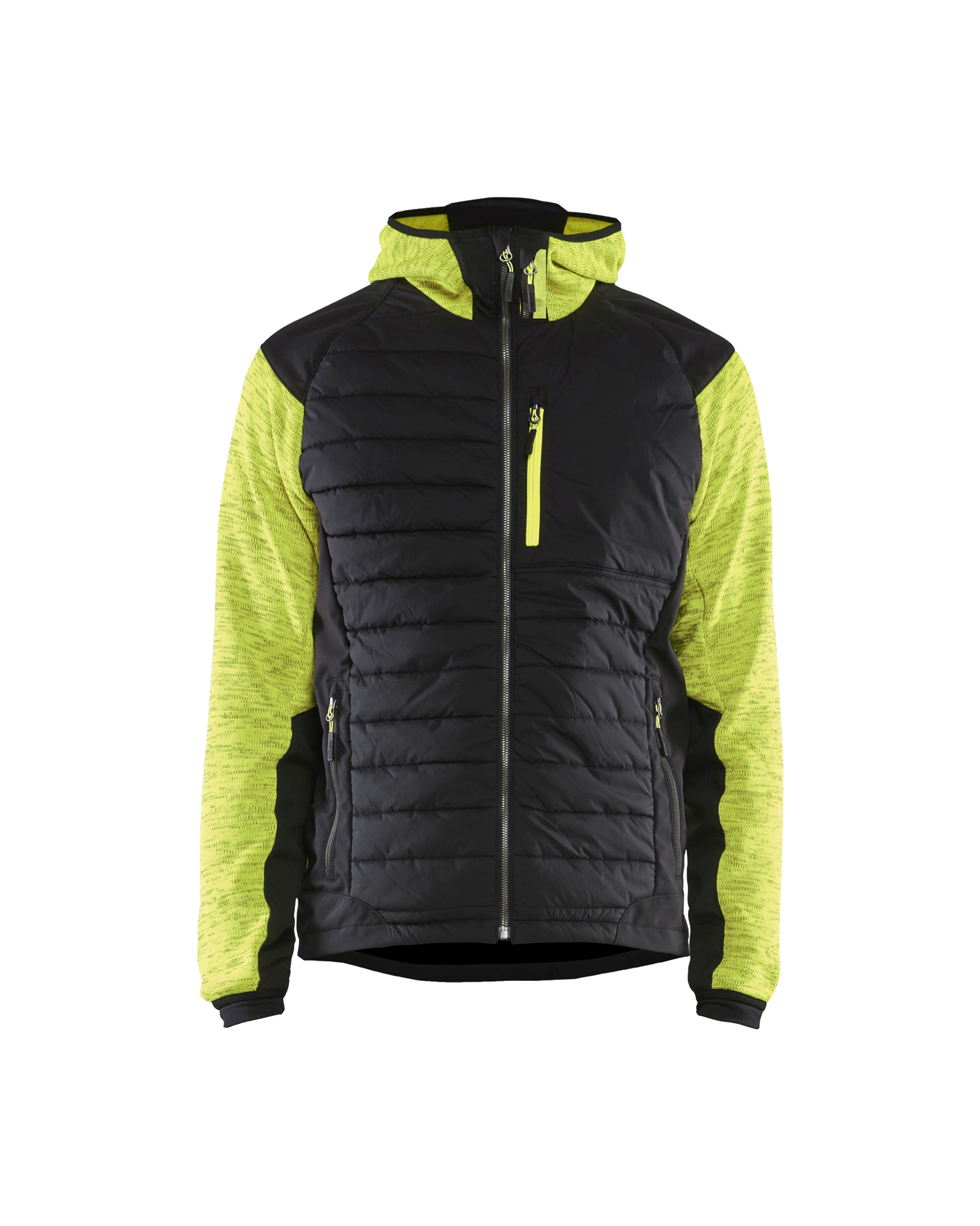 Blåkläder Hybride jack 5930 - High Vis Geel/Zwart voorkant