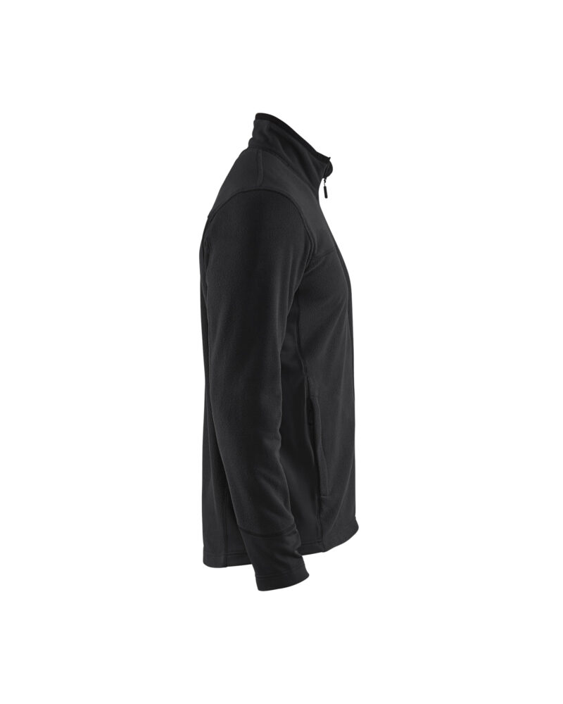 Blåkläder Microfleecevest 4895 - Zwart zijkant