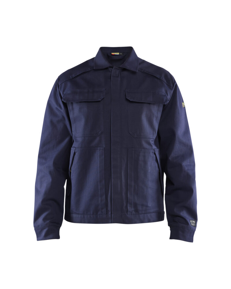Blåkläder Vlamvertragend jack. Ongevoerd 4774 - Marineblauw voorkant