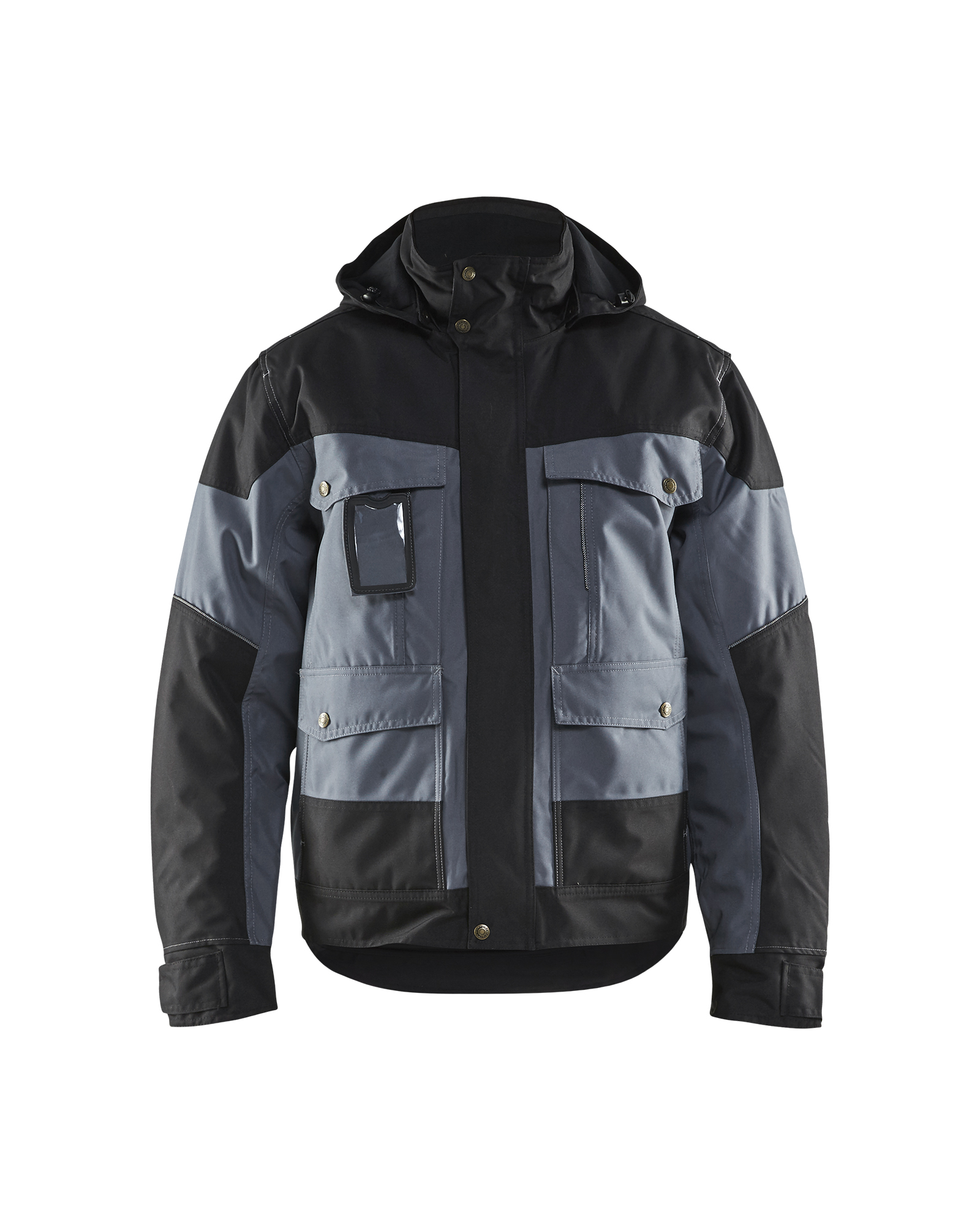 Blåkläder Winterjas 4886 - Grijs/zwart voorkant