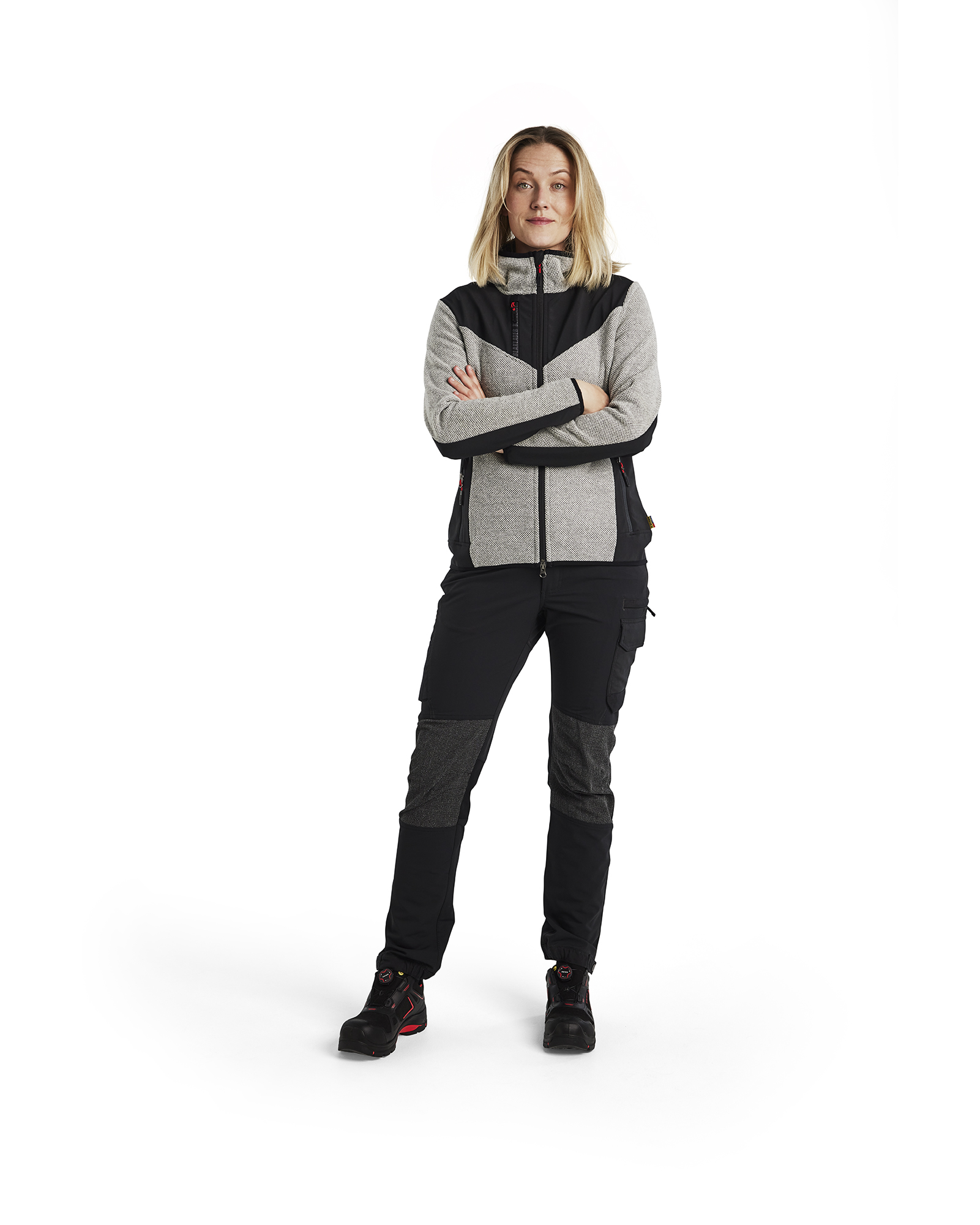 Blåkläder Dames Gebreid jack met softshell 5941 detail 1