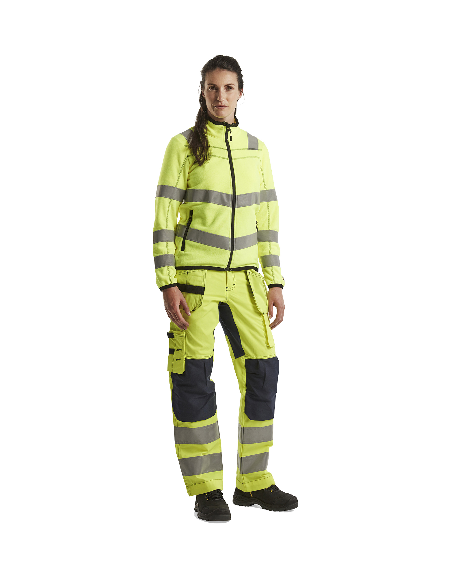 Blåkläder Dames Microfleecevest High Vis 4966 detail 1