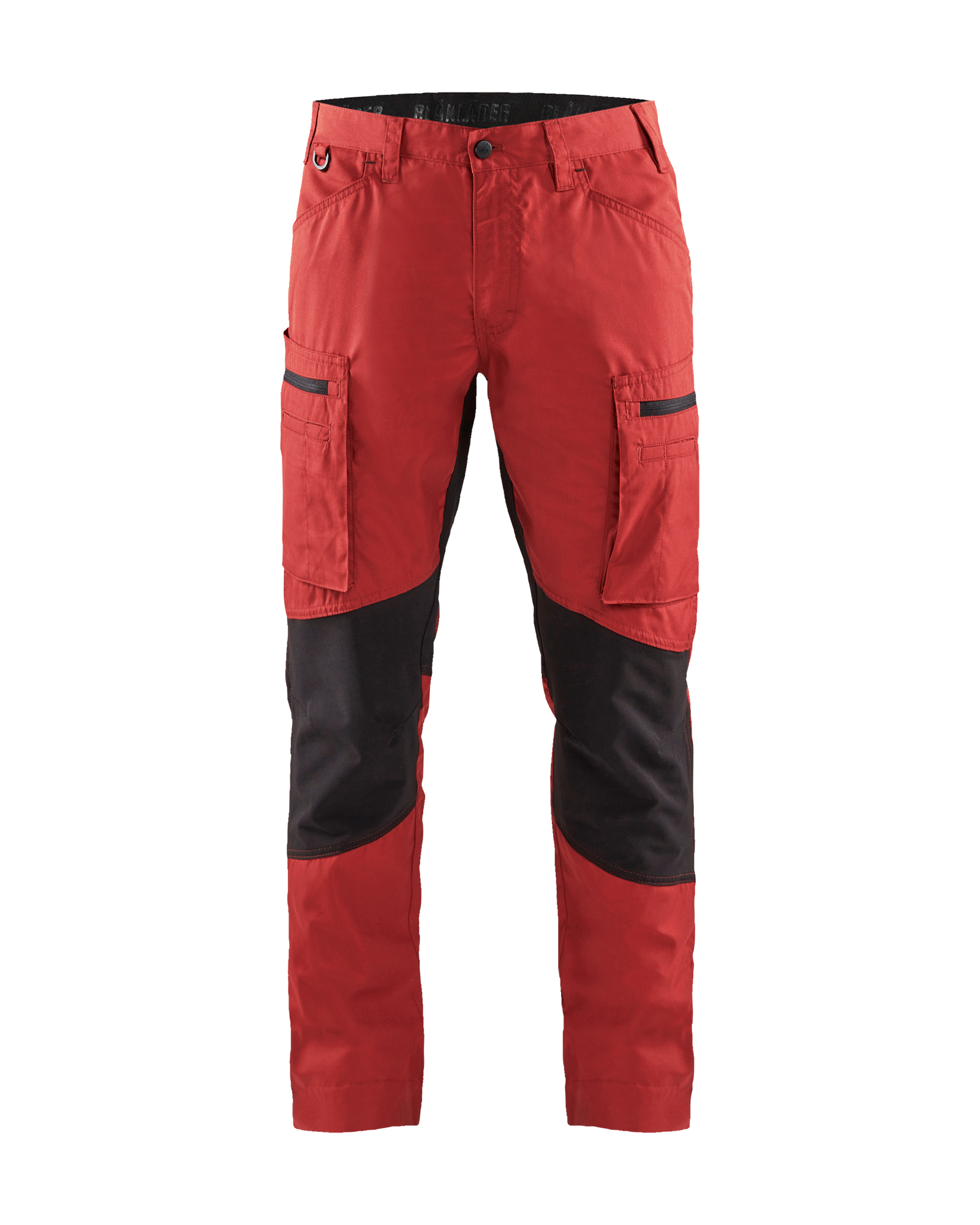 Blåkläder Service werkbroek stretch 14591845 - kleur Rood/Zwart