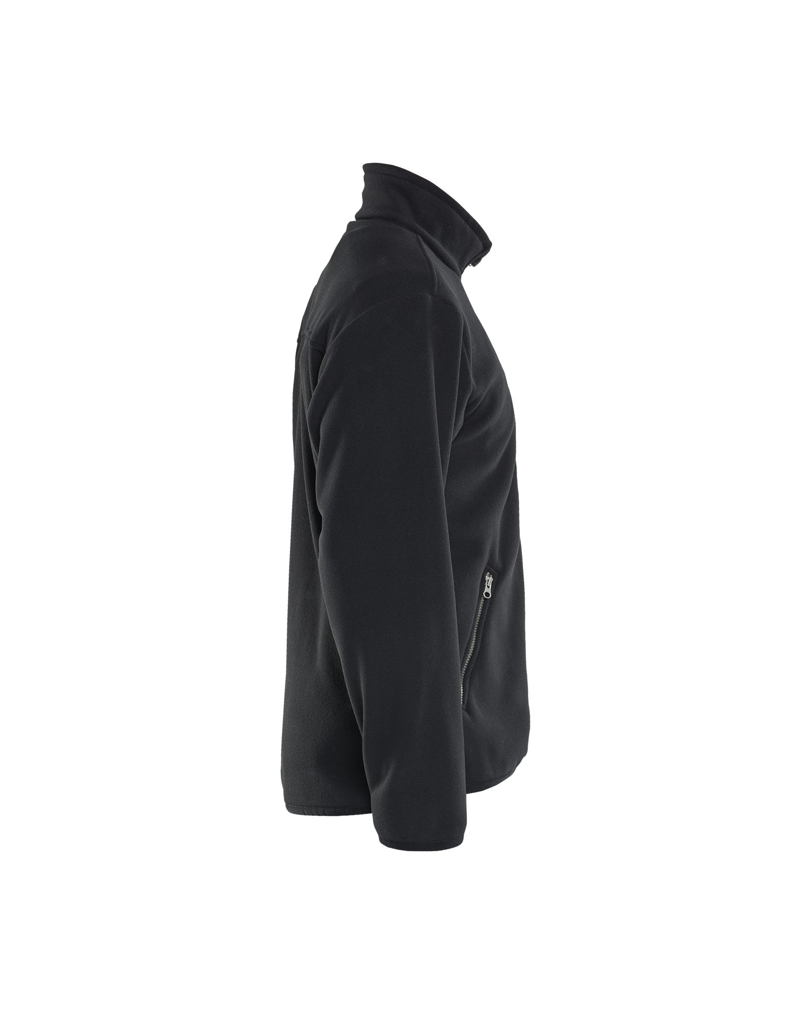 Blåkläder Fleecevest 4830 - Zwart zijkant