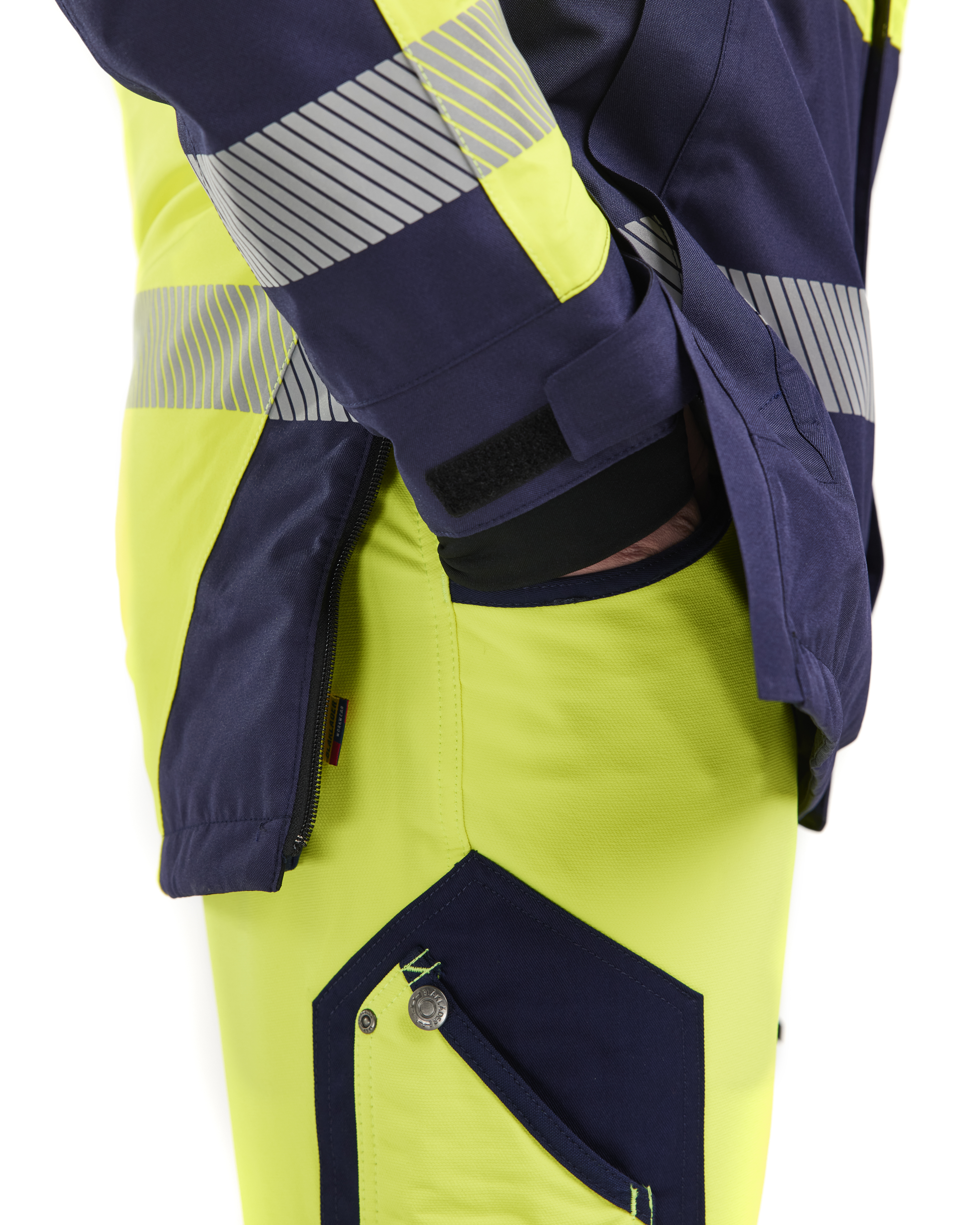 Blåkläder Winterparka High Vis 4457 detail 2