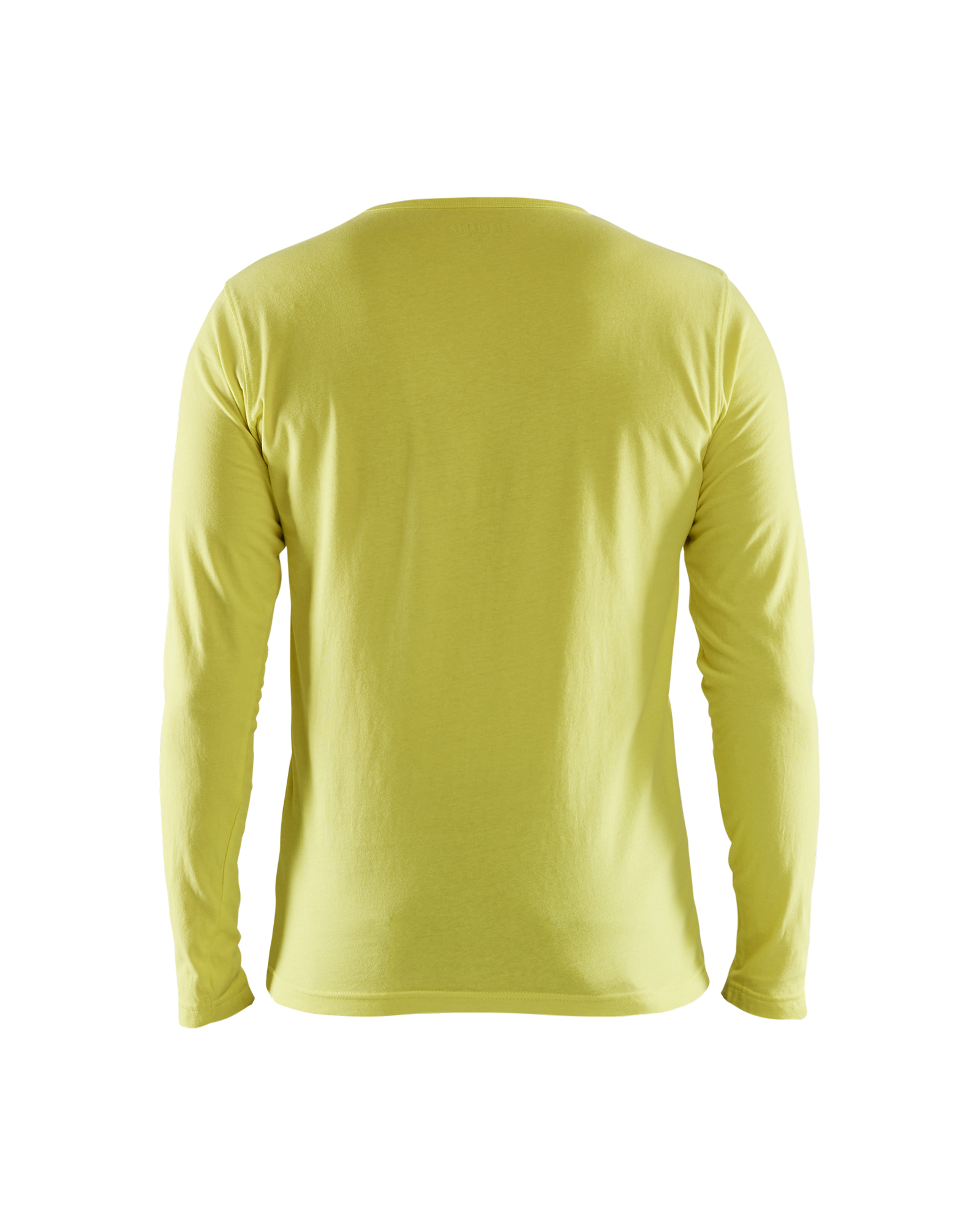 Blåkläder T-shirt lange mouwen 3500 - High Vis Geel achterkant