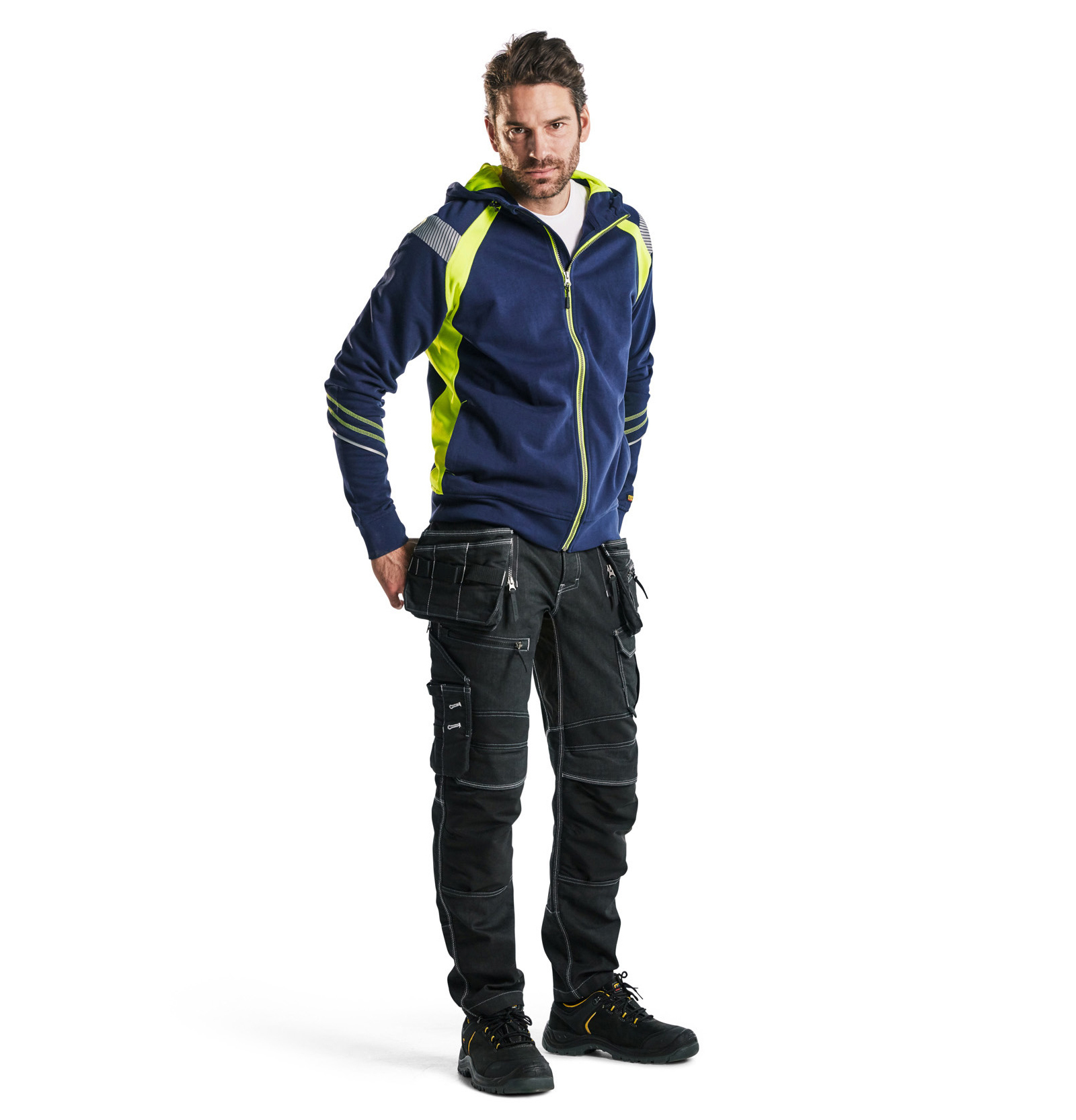 Blåkläder Hooded sweatshirt met rits Visible 3433 - Afbeelding 2