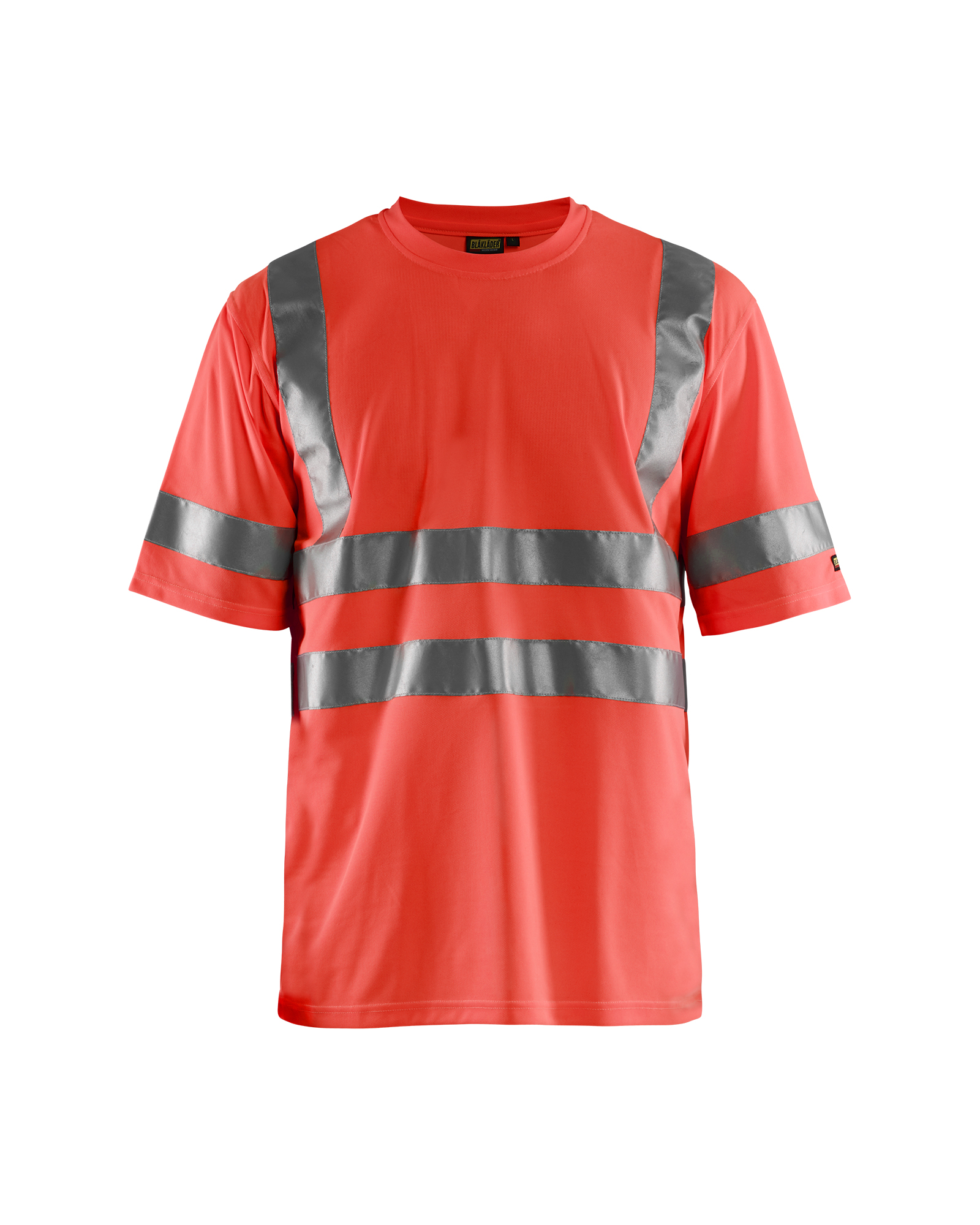 Blåkläder T-shirt High Vis 3413 - High Vis Rood voorkant