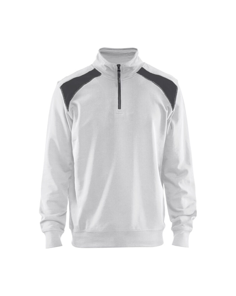 Blåkläder Sweatshirt bi-colour met halve rits 3353