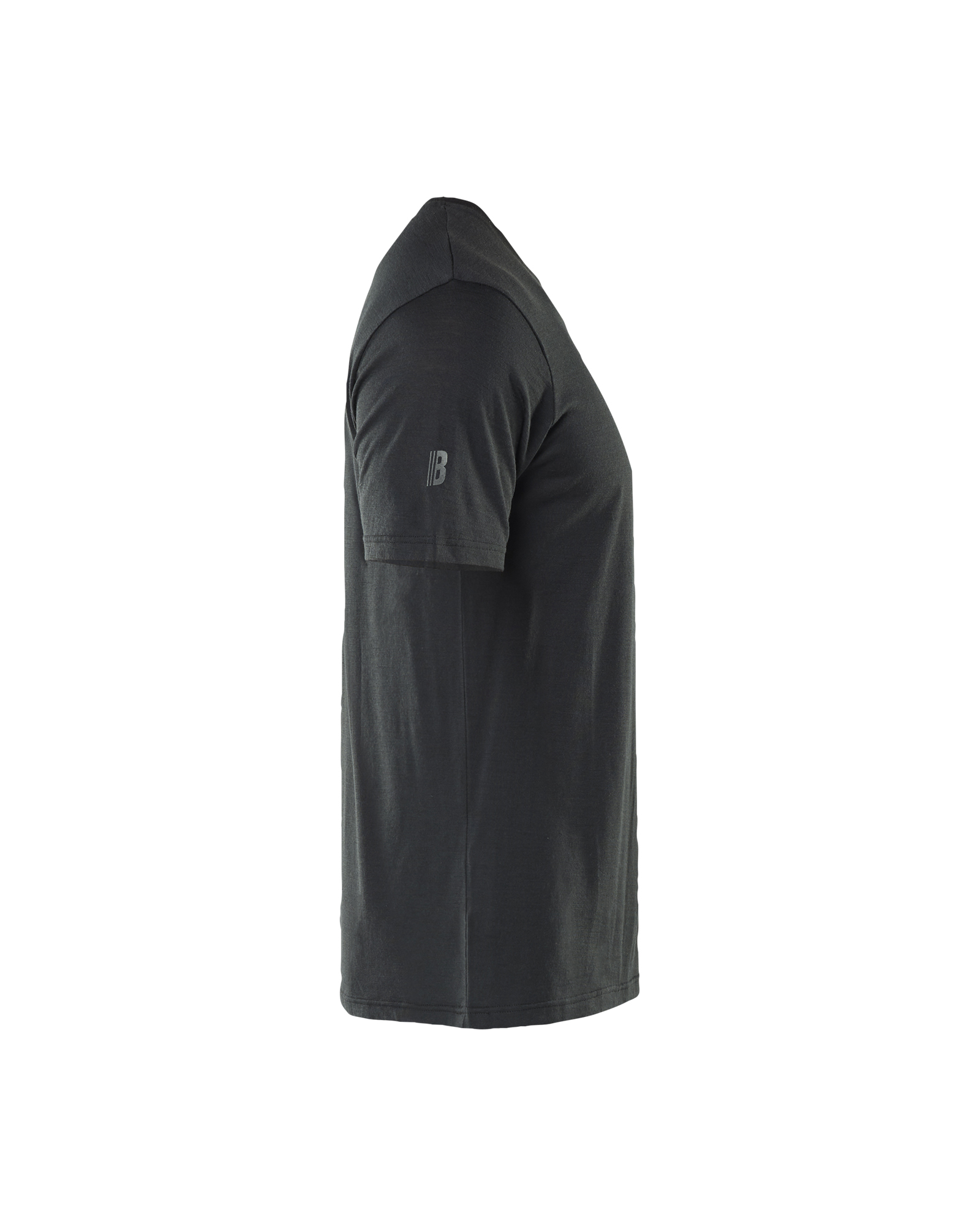 Blåkläder T-shirt merinowol 3536 - Zwart zijkant