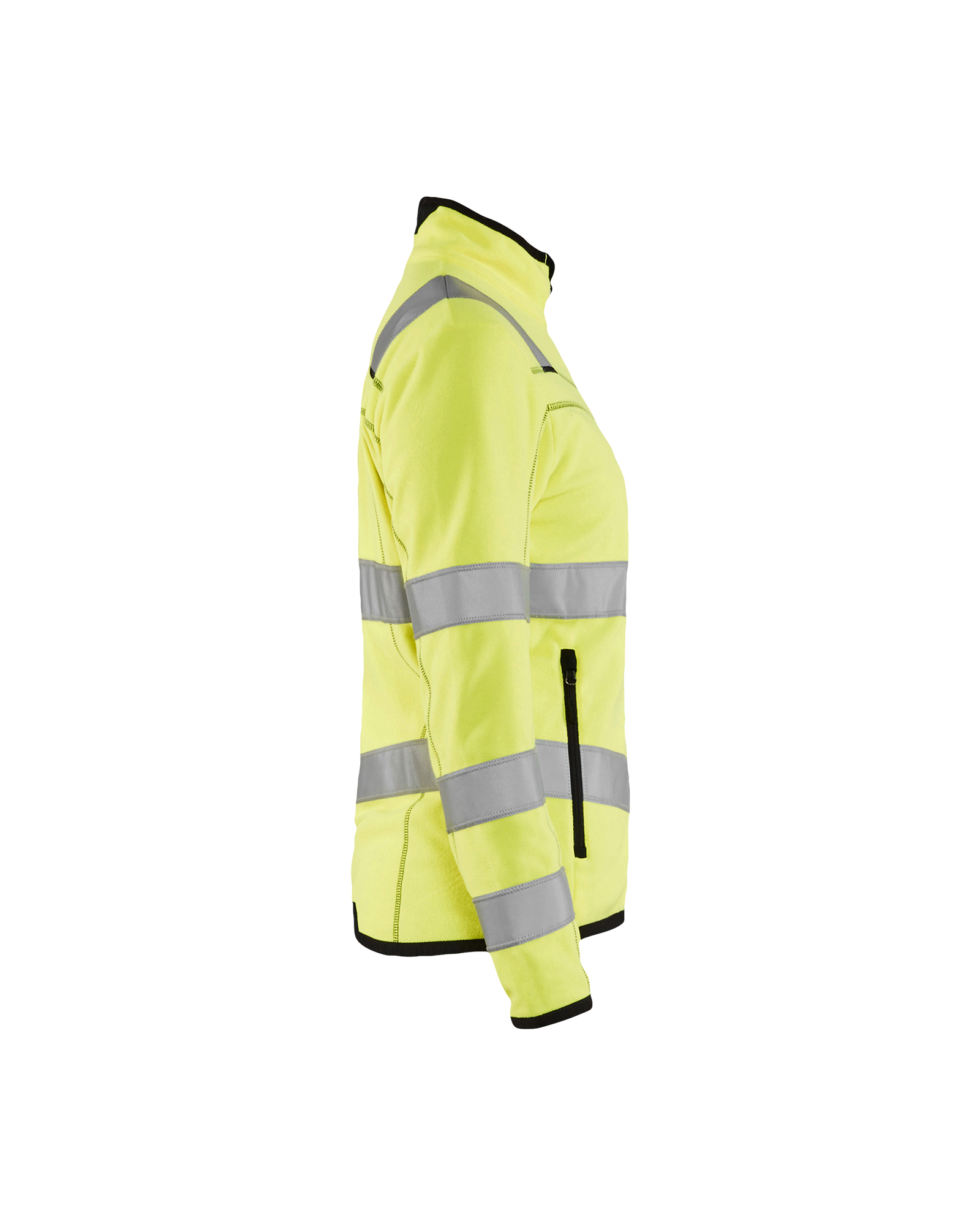 Blåkläder Dames Microfleecevest High Vis 4966 - High Vis Geel zijkant