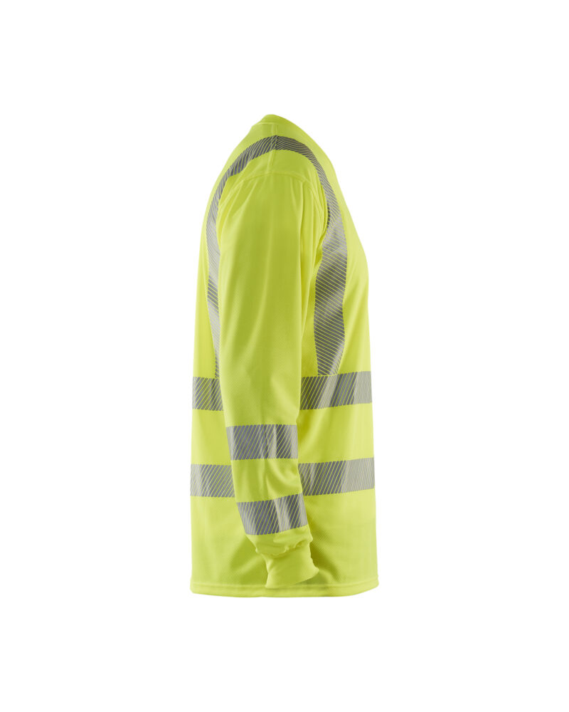 Blåkläder UV-T-shirt lange mouwen High Vis 3385 - High Vis Geel zijkant