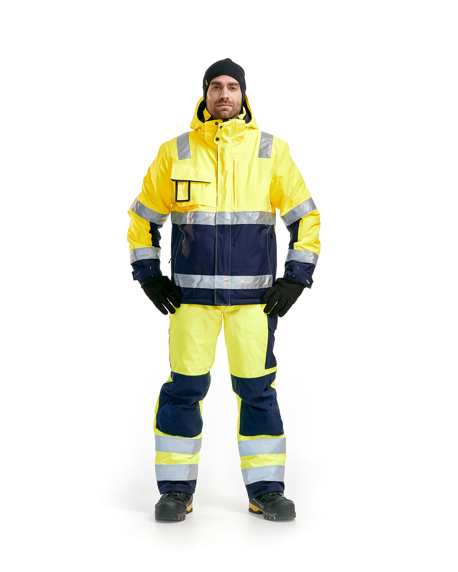 Blåkläder Winterjas High Vis 4870 detail 1