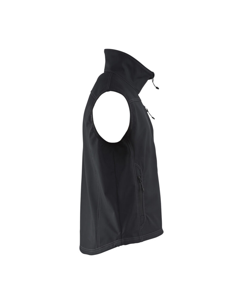 Blåkläder Softshell bodywarmer 8170 - Zwart zijkant