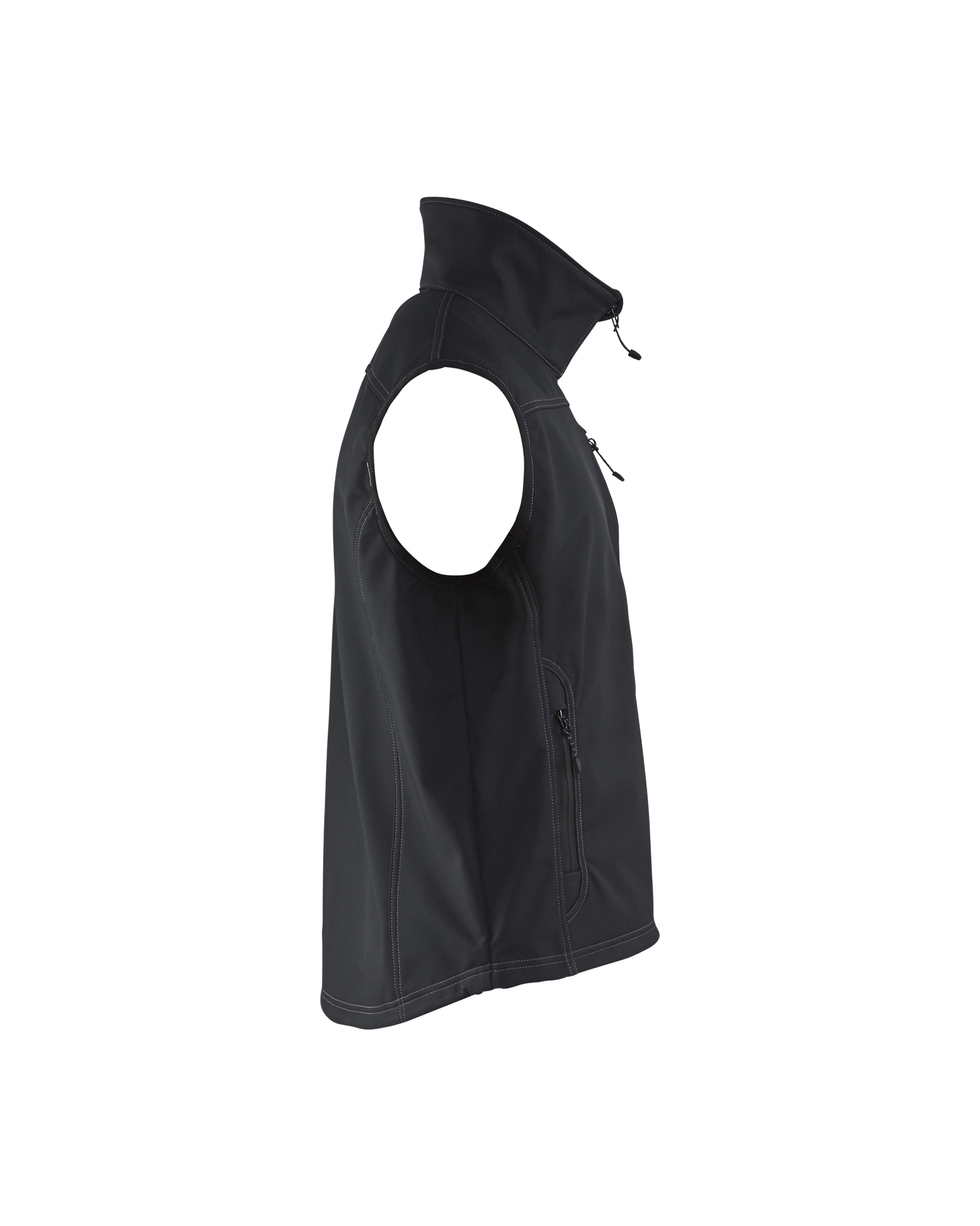 Blåkläder Softshell bodywarmer 8170 - Zwart zijkant
