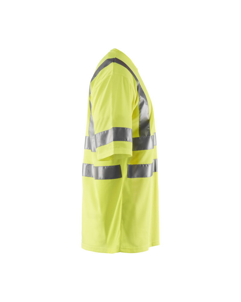 Blåkläder T-shirt High Vis 3413 - High Vis Geel zijkant