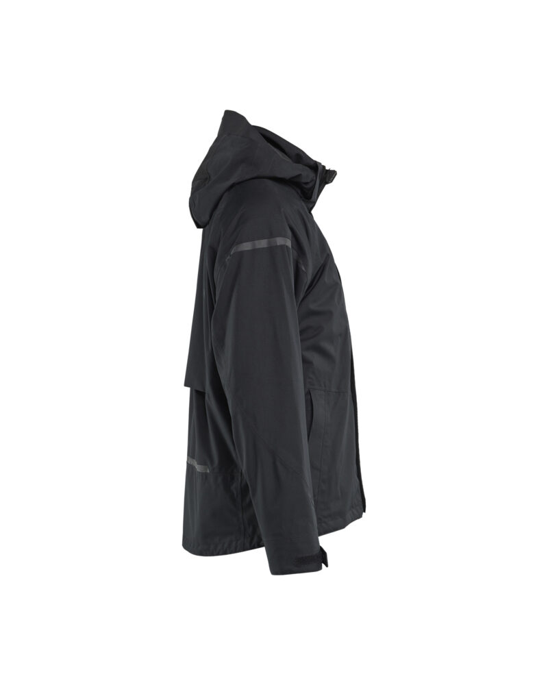 Blåkläder Shell jack 4988 - Zwart zijkant