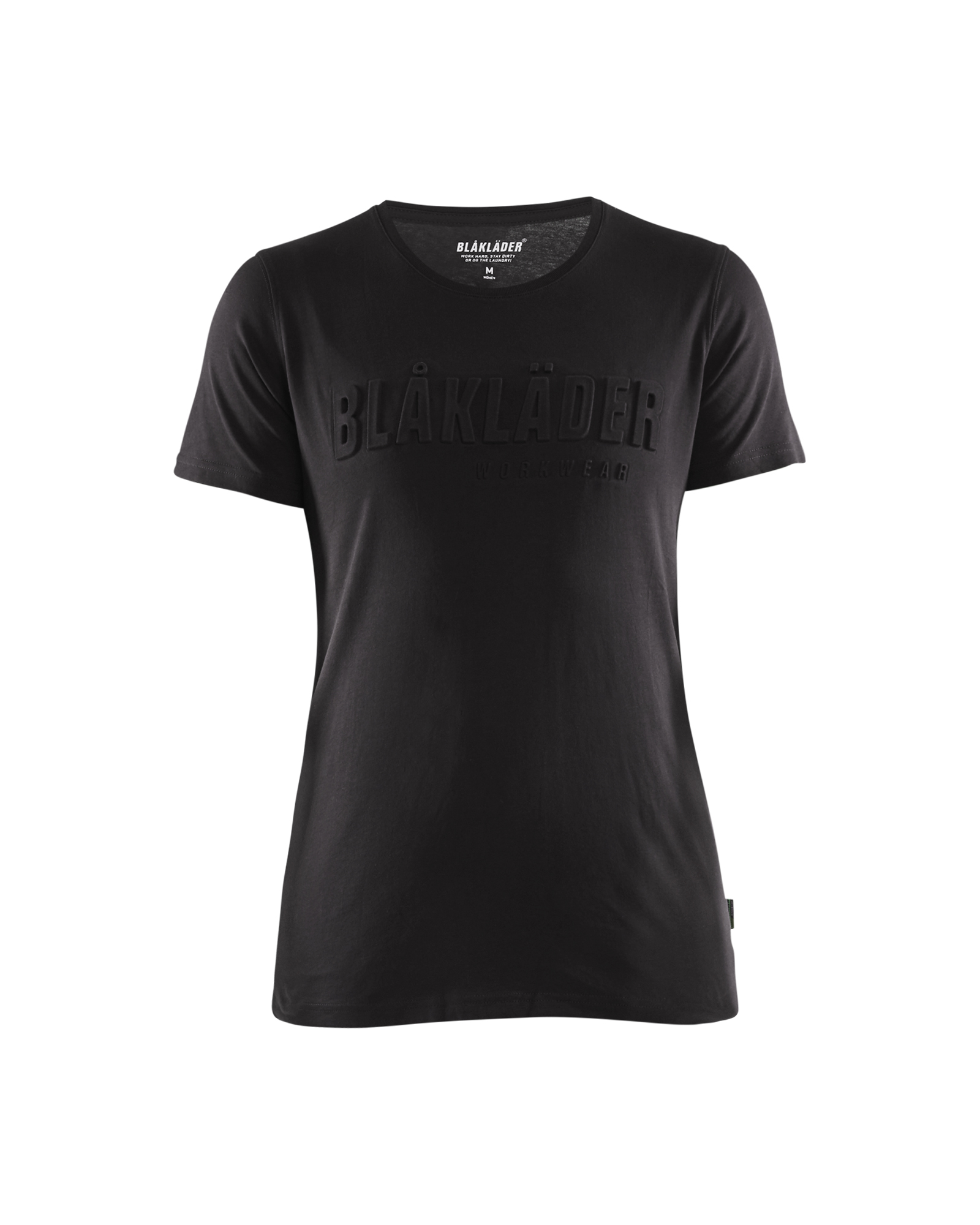 Blåkläder Dames T-shirt 3D 3431 - Zwart voorkant