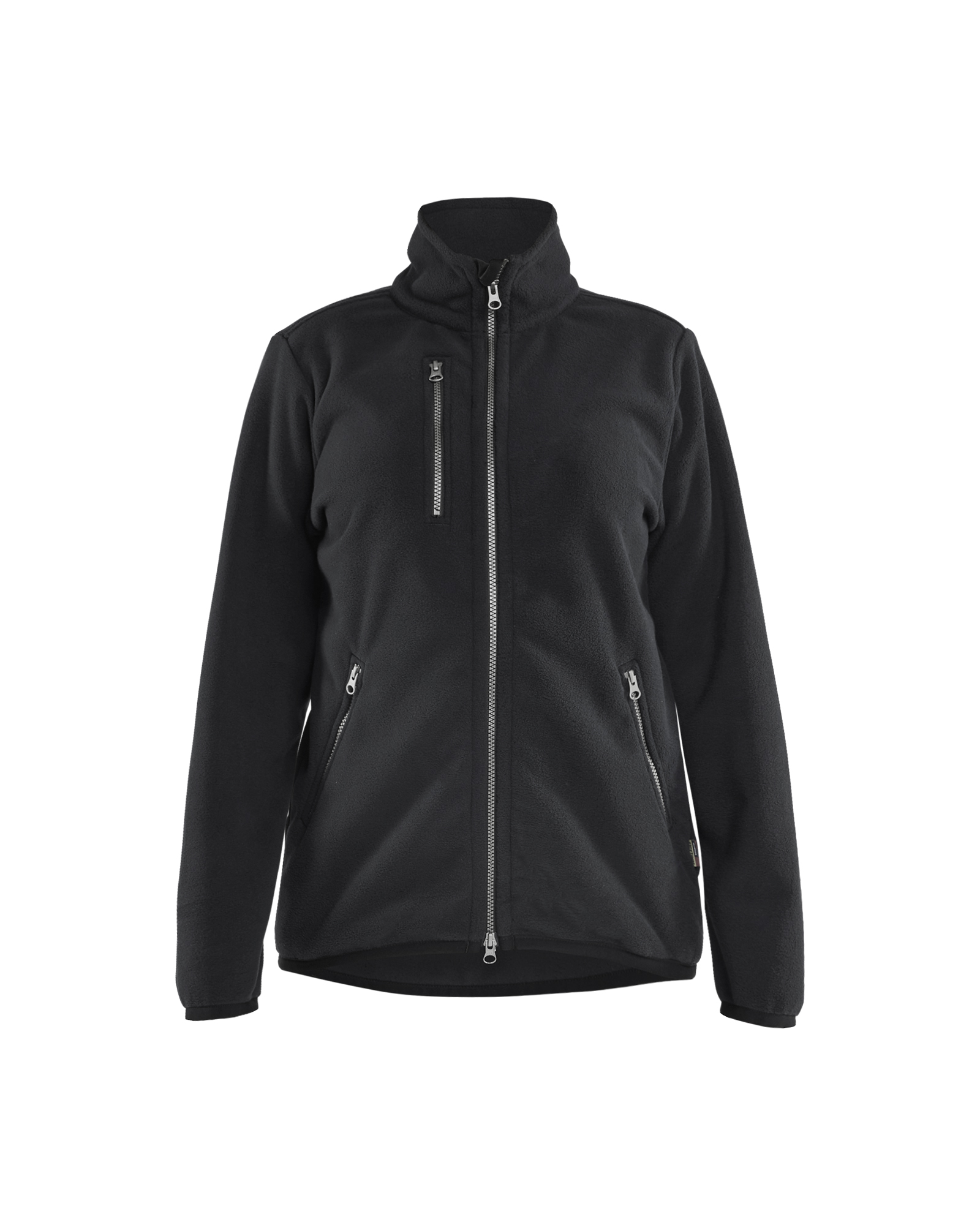 Blåkläder Dames fleecevest 4744 - Zwart voorkant