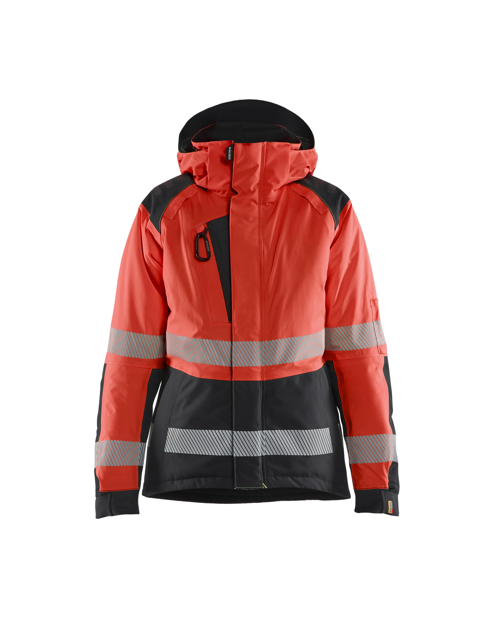 Blåkläder Dames Winterjas High Vis 4456 - High Vis Rood/Zwart voorkant