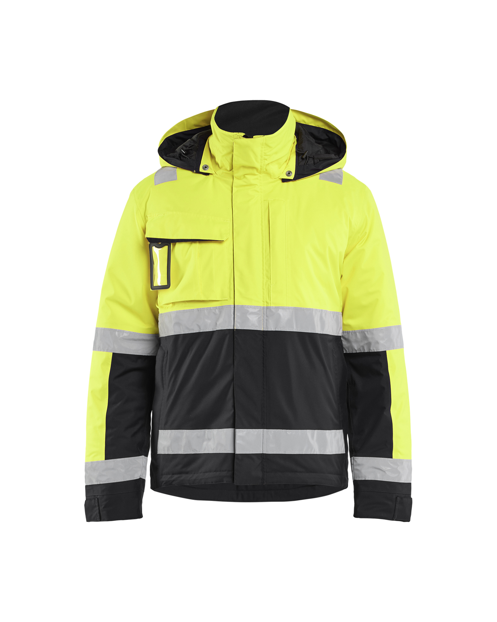 Blåkläder Winterjas High Vis 4870 - High Vis Geel/Zwart voorkant