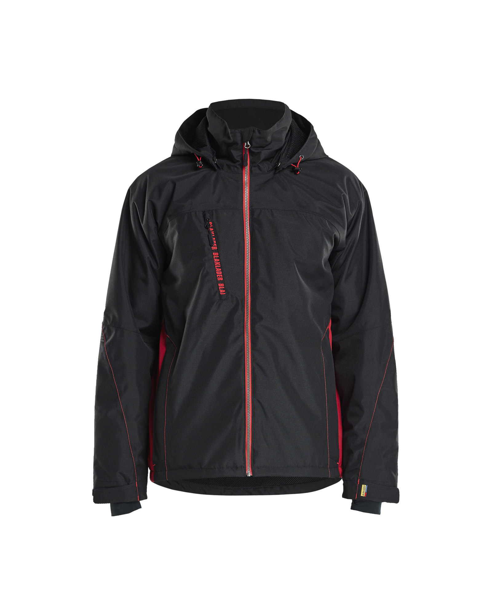 Blåkläder Lichtgewicht winterjas 4890 - Zwart/Rood voorkant